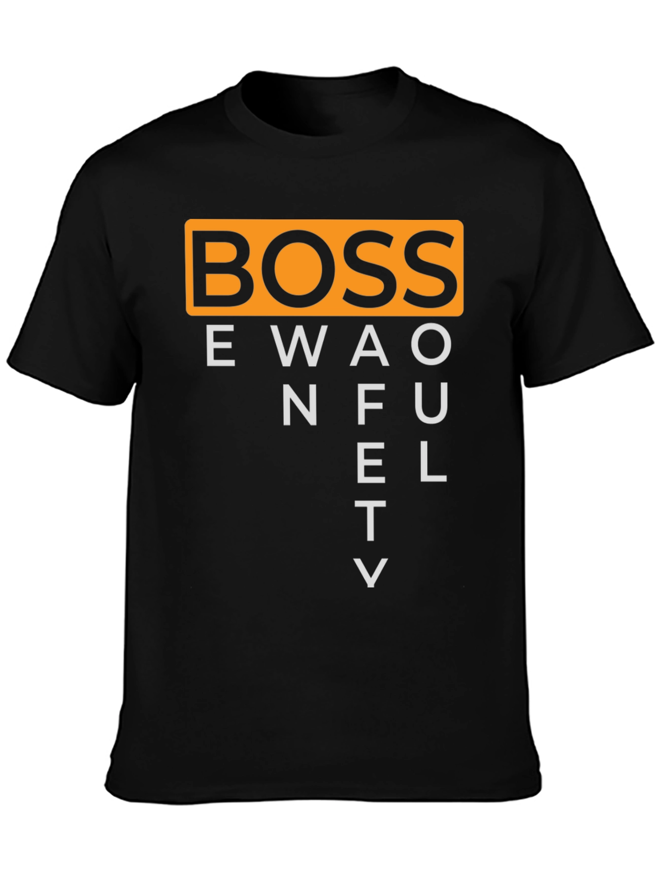 BOSS One Fluety Black Graphic T-Shirt