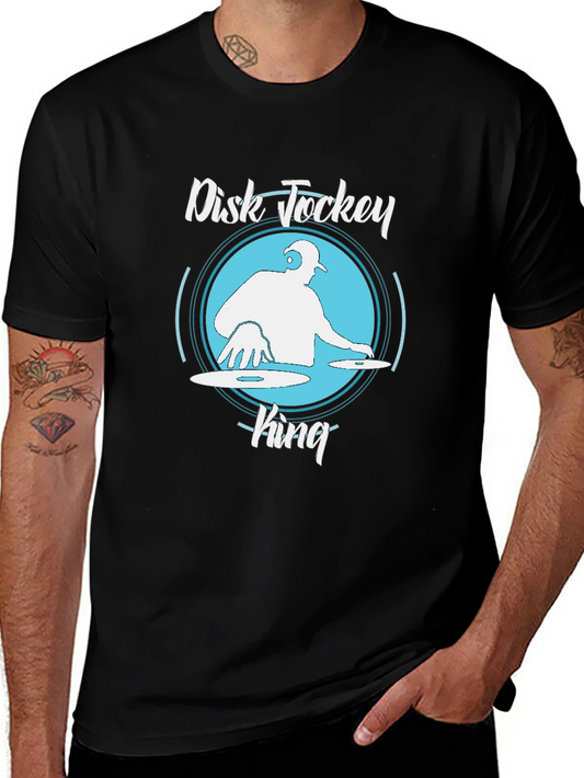 Disk Jockey King Graphic T-Shirt