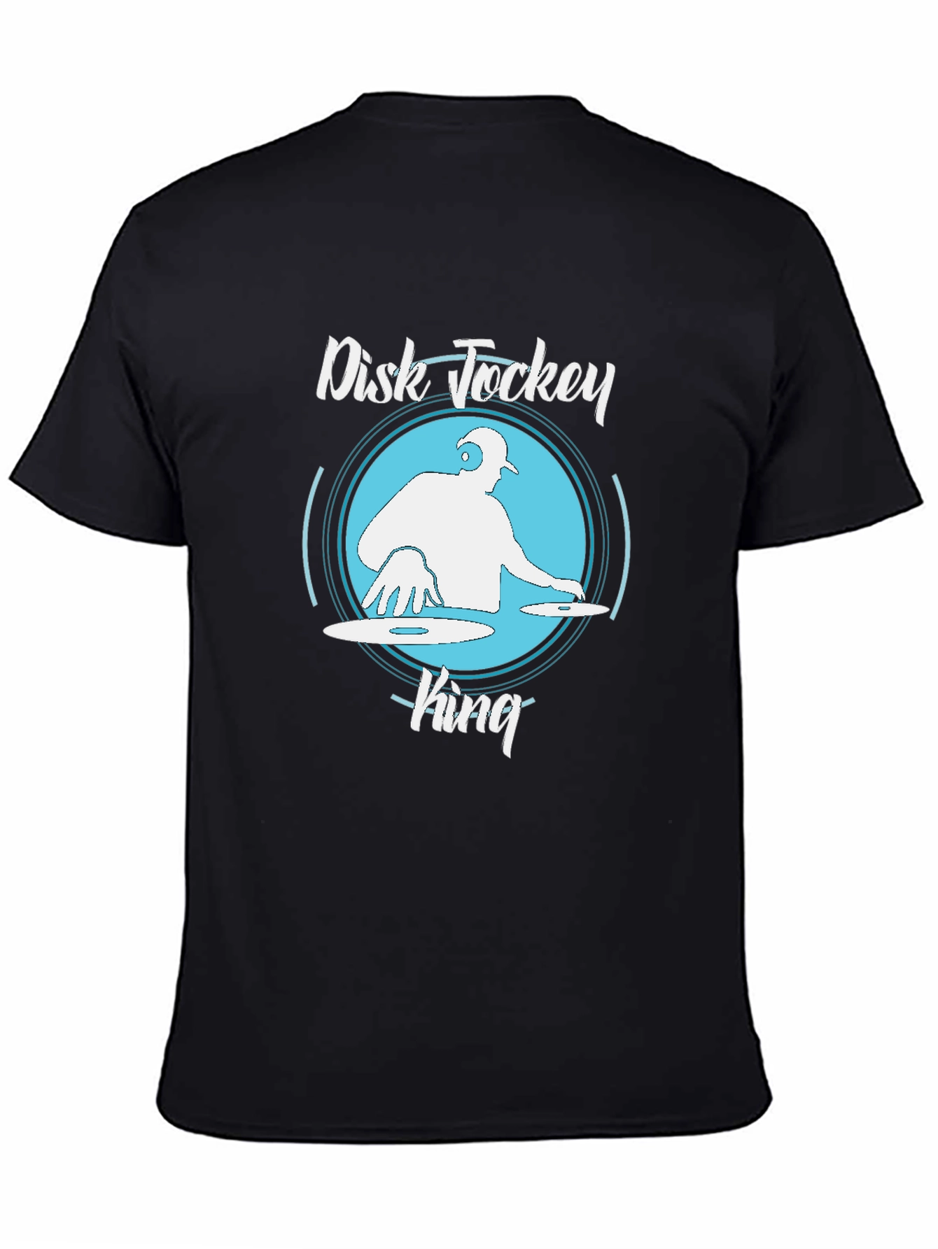 Disk Jockey King Graphic T-Shirt