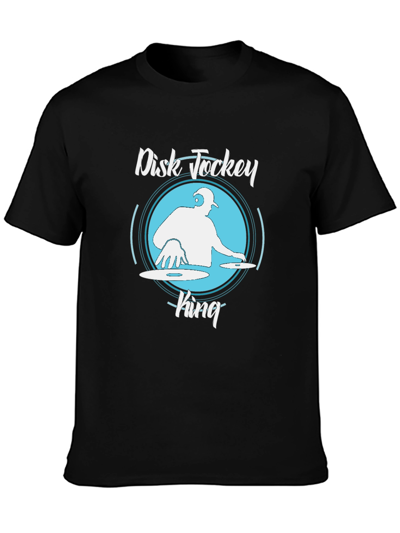 Disk Jockey King Graphic T-Shirt