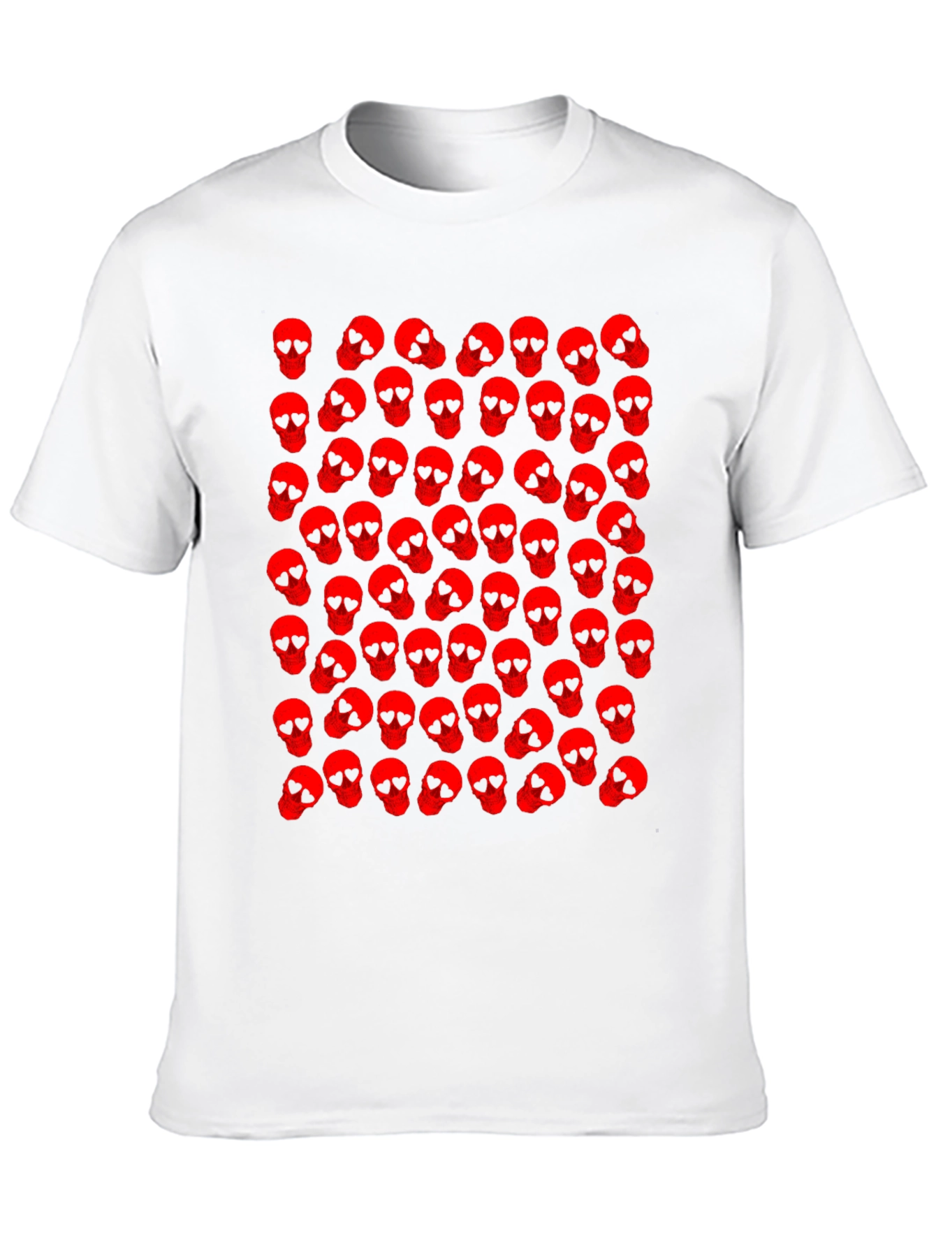 Skull Pattern Black T-Shirt