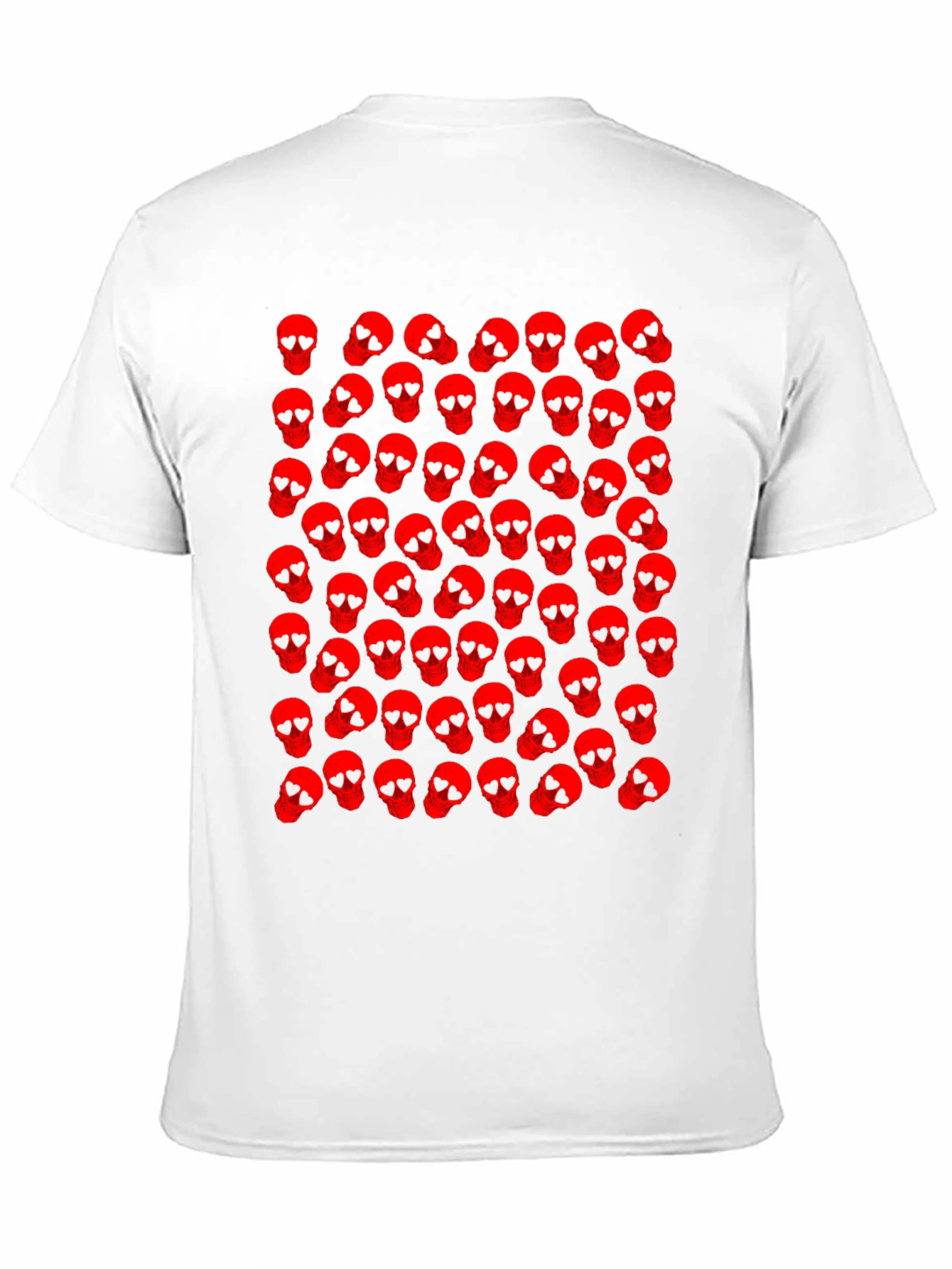 Skull Pattern Black T-Shirt