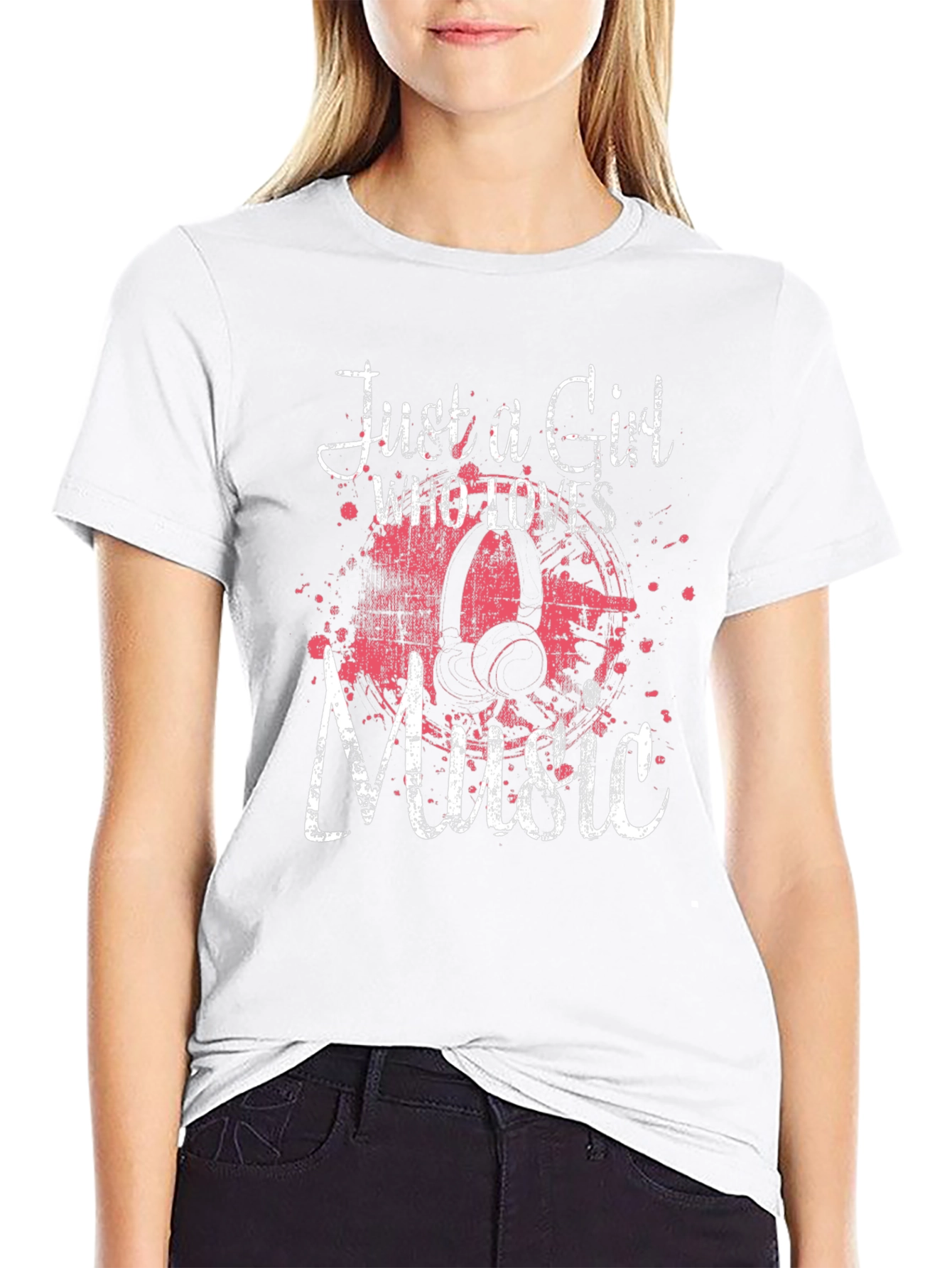 Just a Girl Who Loves Music T-Shirt