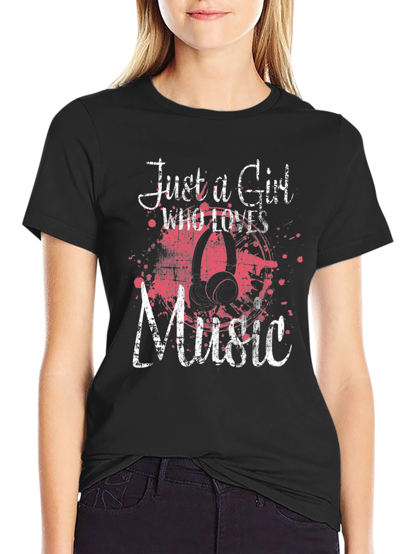 Just a Girl Who Loves Music T-Shirt