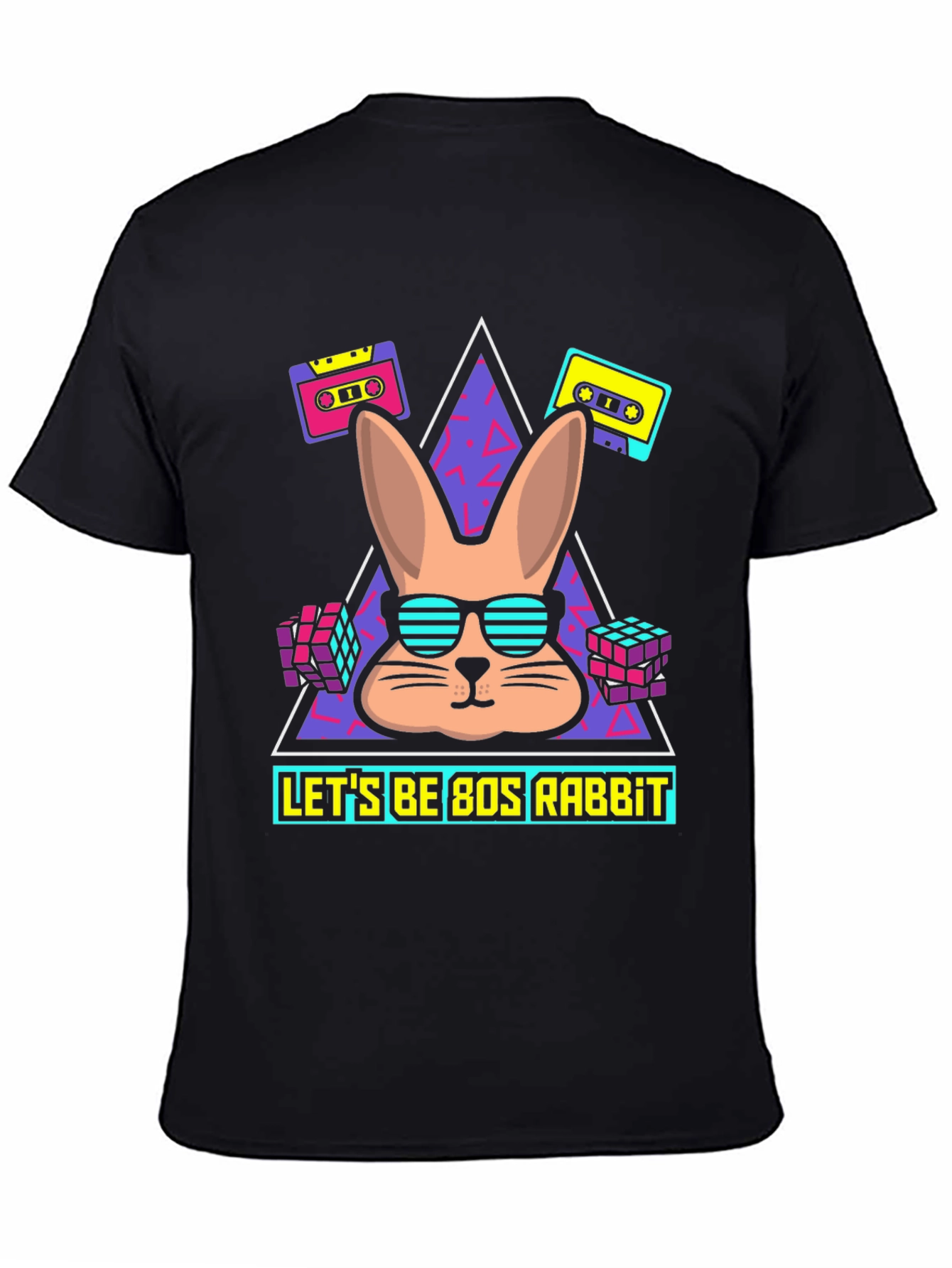 80s Rabbit T-Shirt - Retro Cool Design