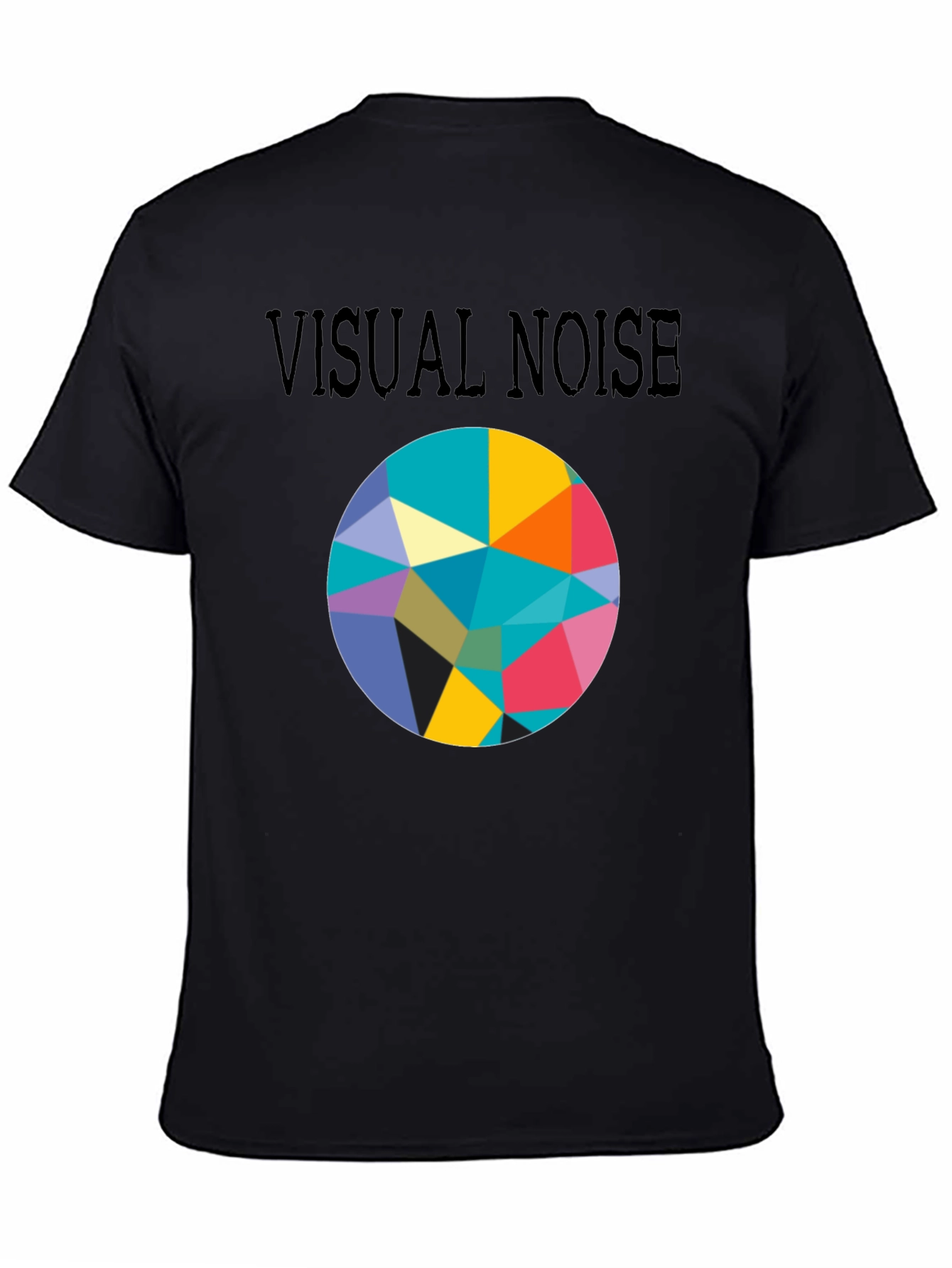 Visual Noise Graphic Print Crew Neck Tee