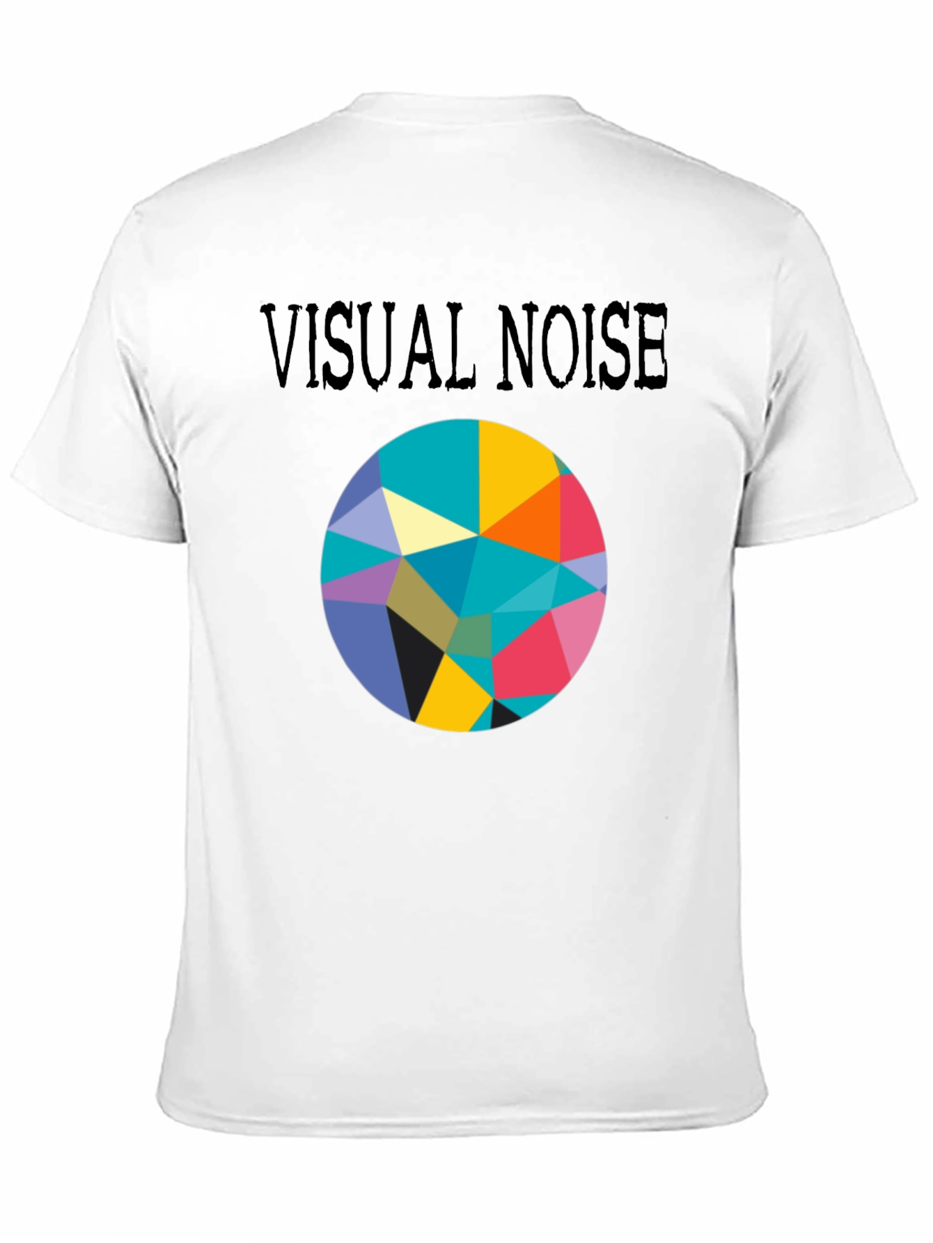 Visual Noise Graphic Print Crew Neck Tee