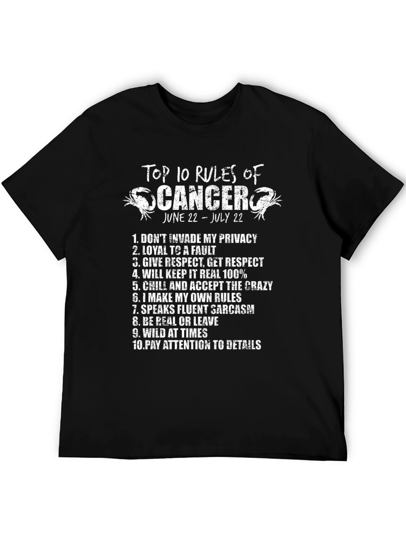 Cancer Zodiac T-Shirt: Top 10 Rules