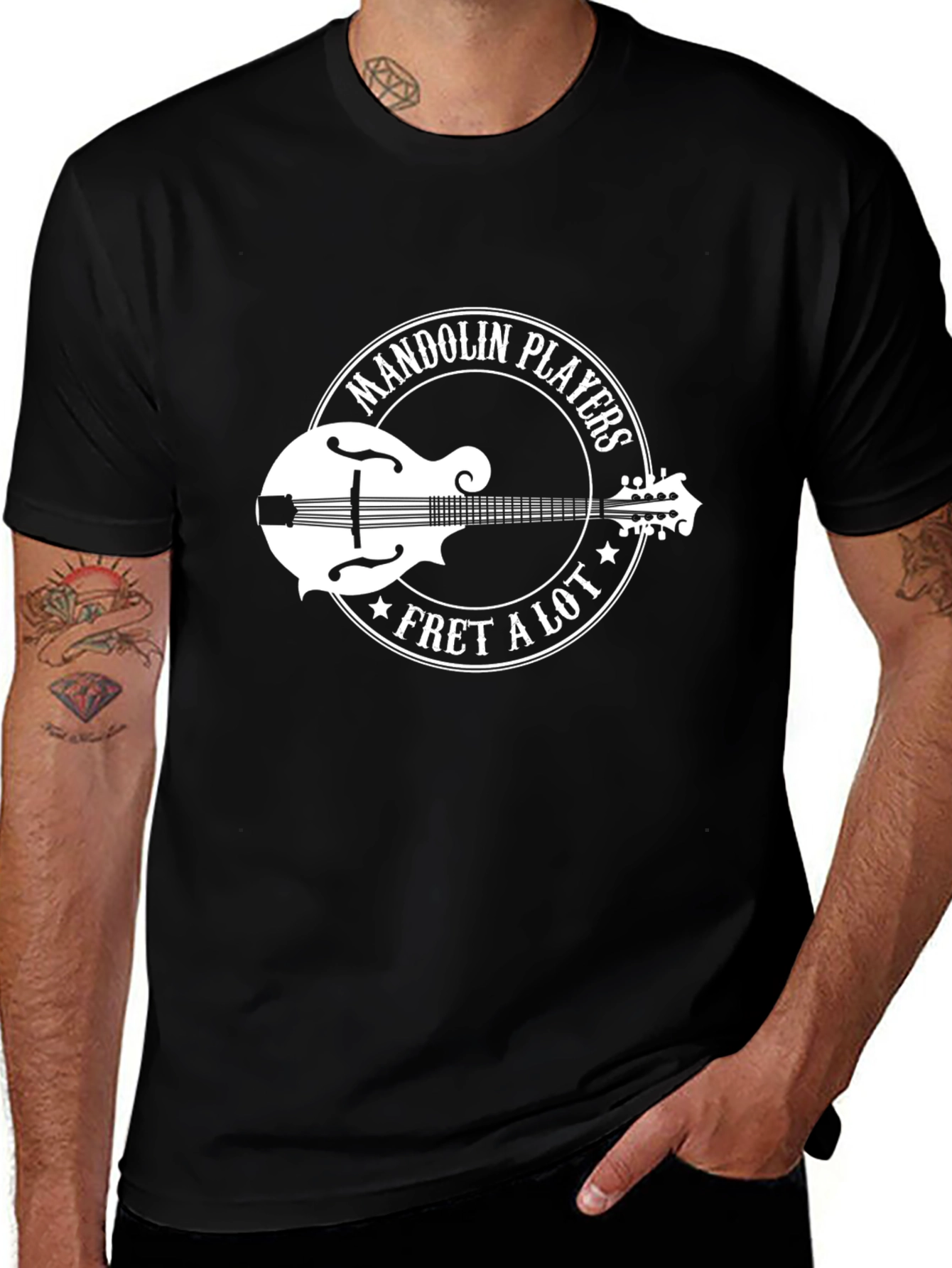 Mandolin Players Fret A Lot T-Shirt
