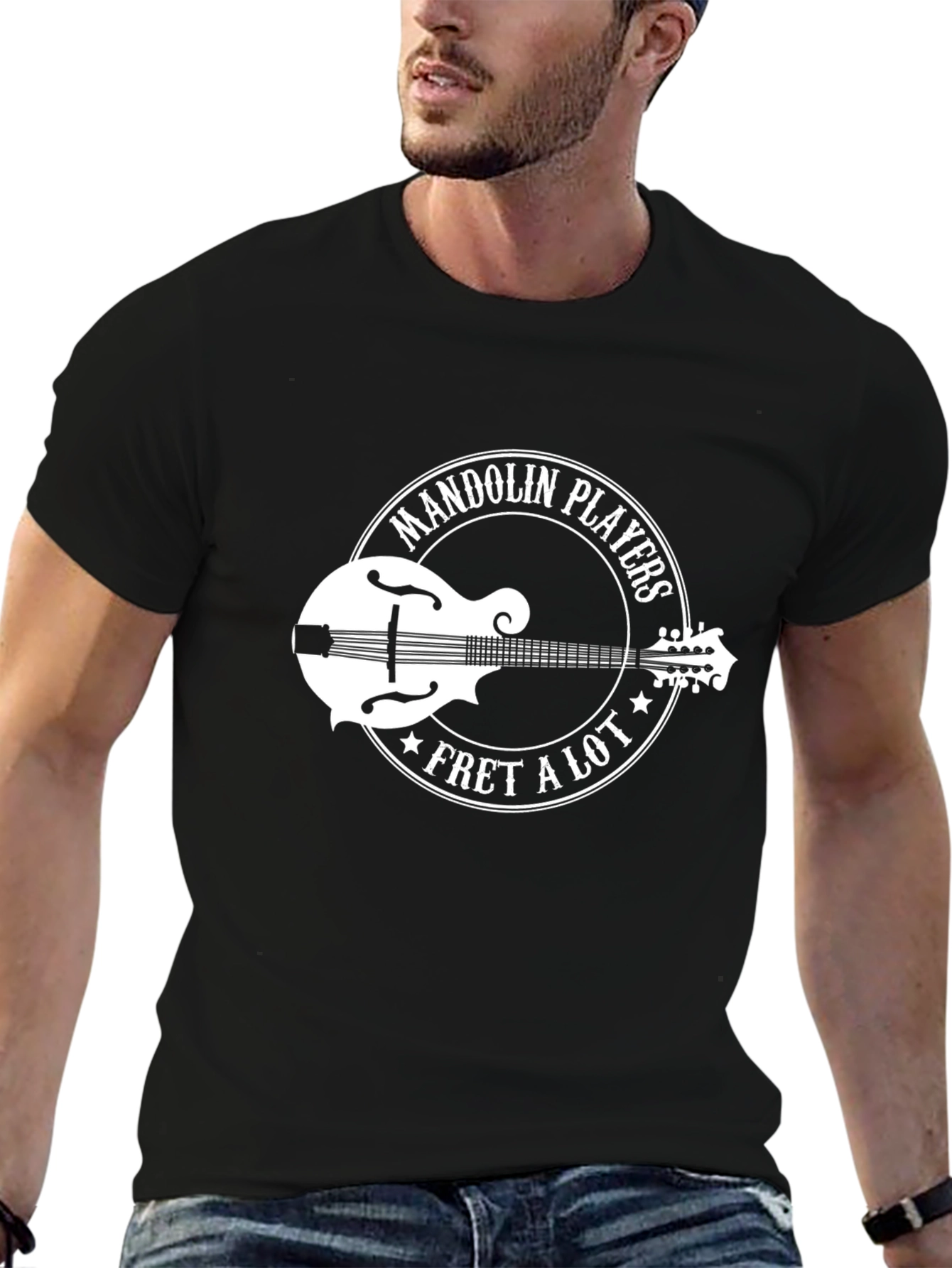Mandolin Players Fret A Lot T-Shirt