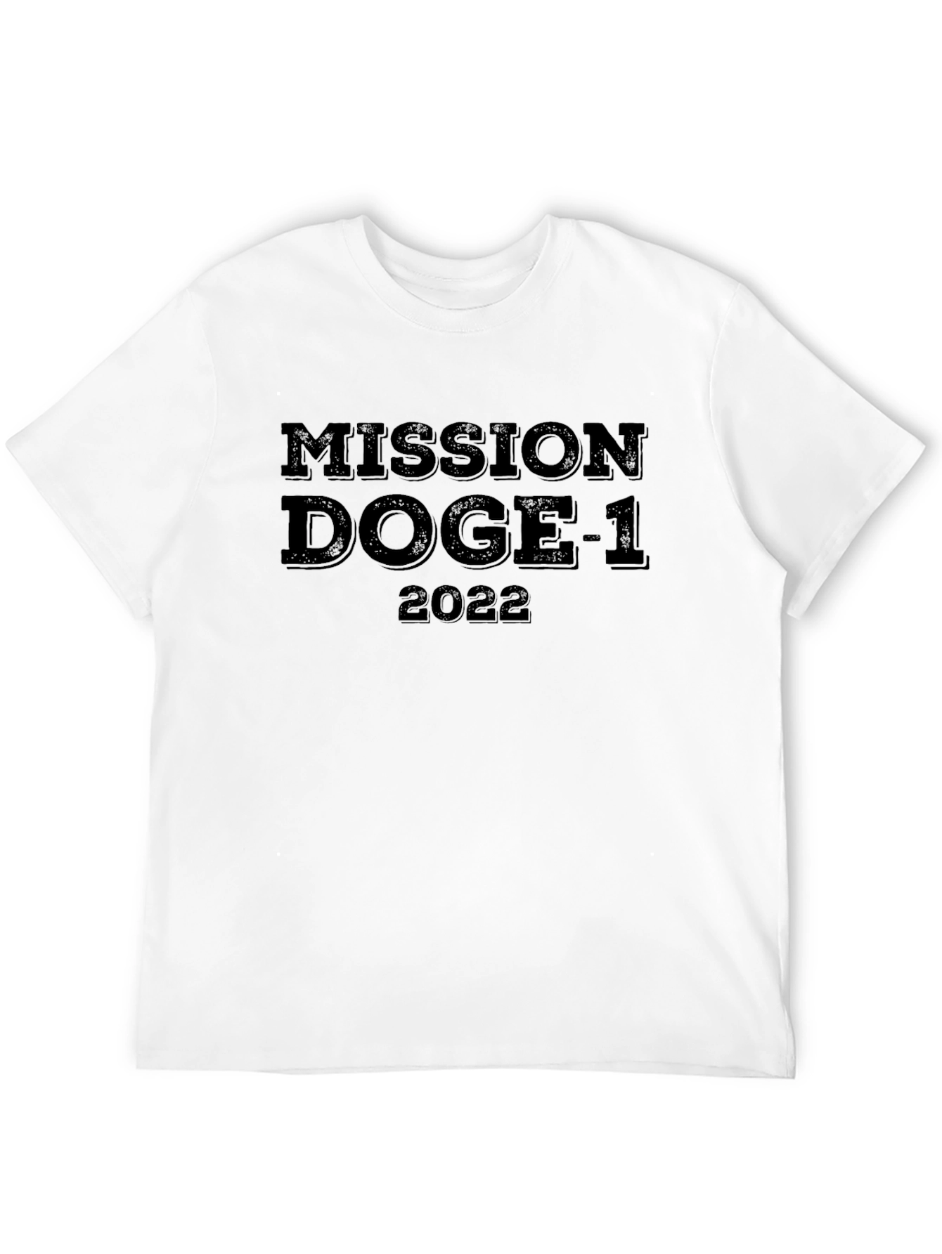Mission Doge-1 2022 Black T-Shirt