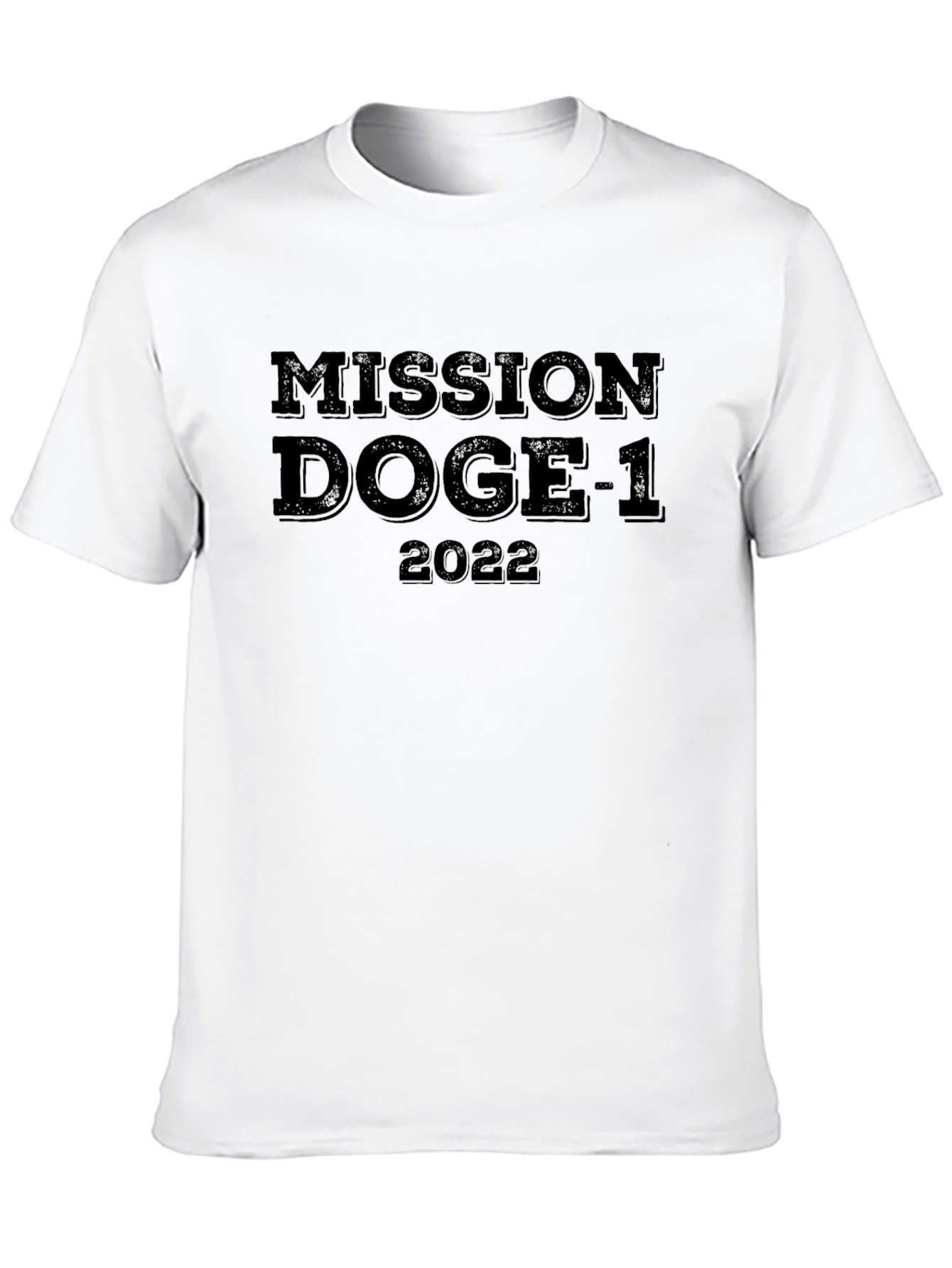 Mission Doge-1 2022 Black T-Shirt