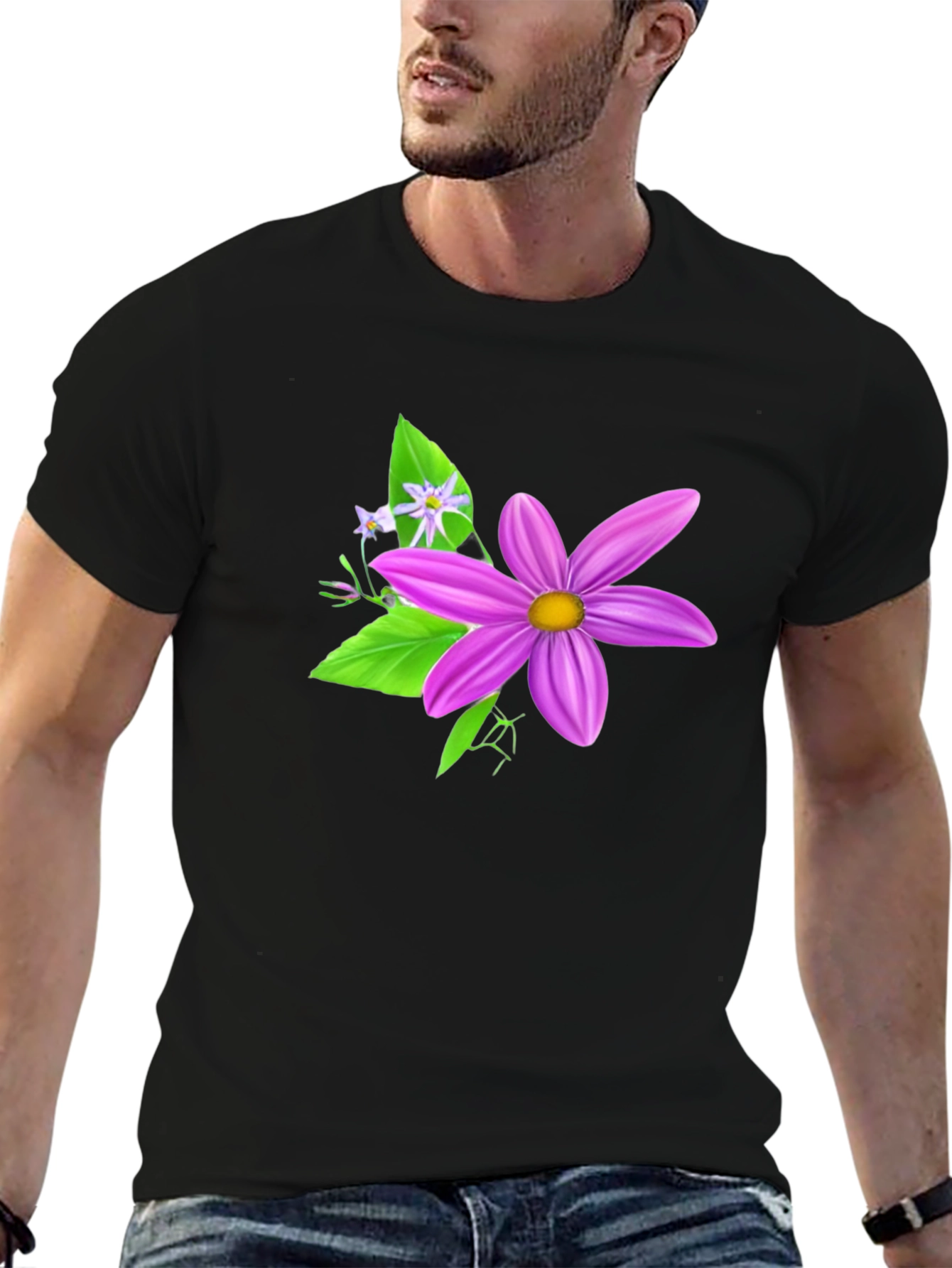 Floral Graphic Tee - Stylish & Comfortable