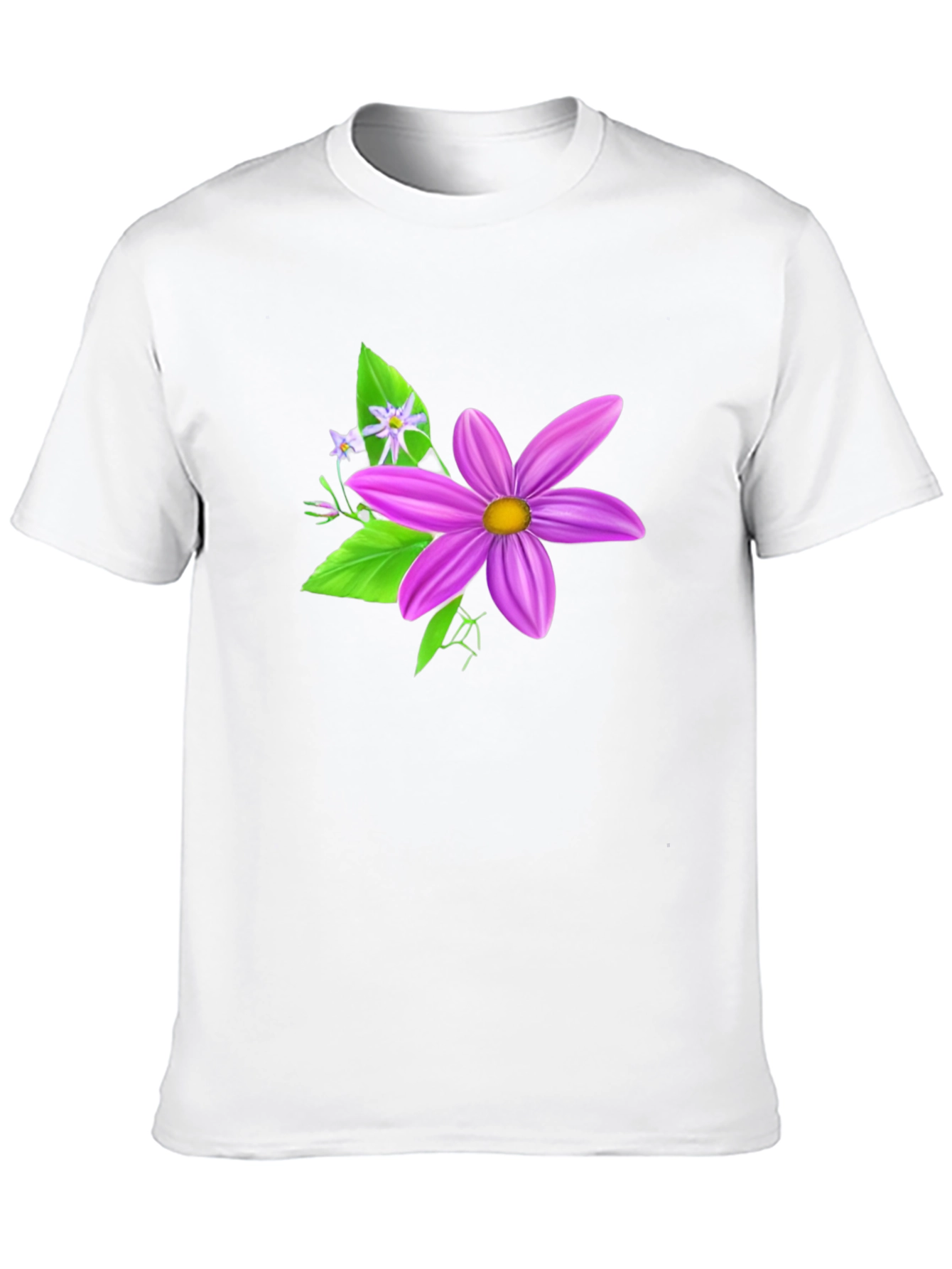 Floral Graphic Tee - Stylish & Comfortable