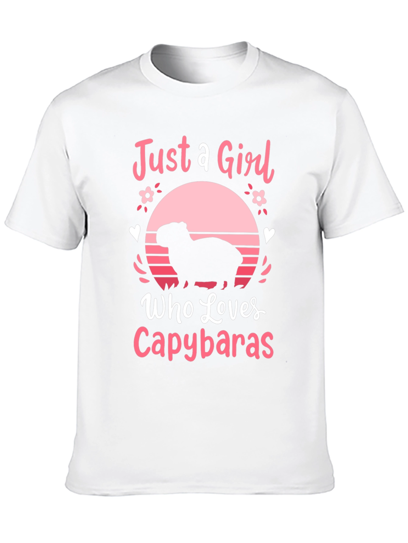 Just a Girl Who Loves Capybaras T-Shirt
