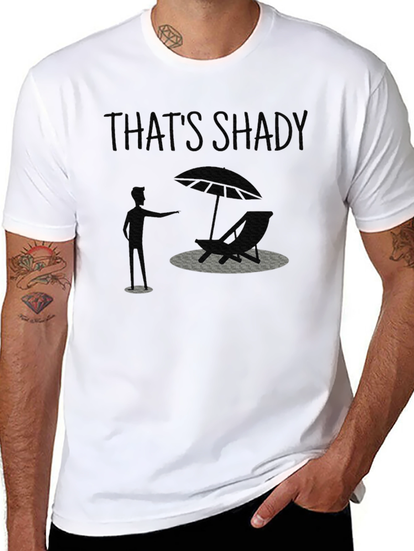 Thats Shady Mens Graphic T-Shirt