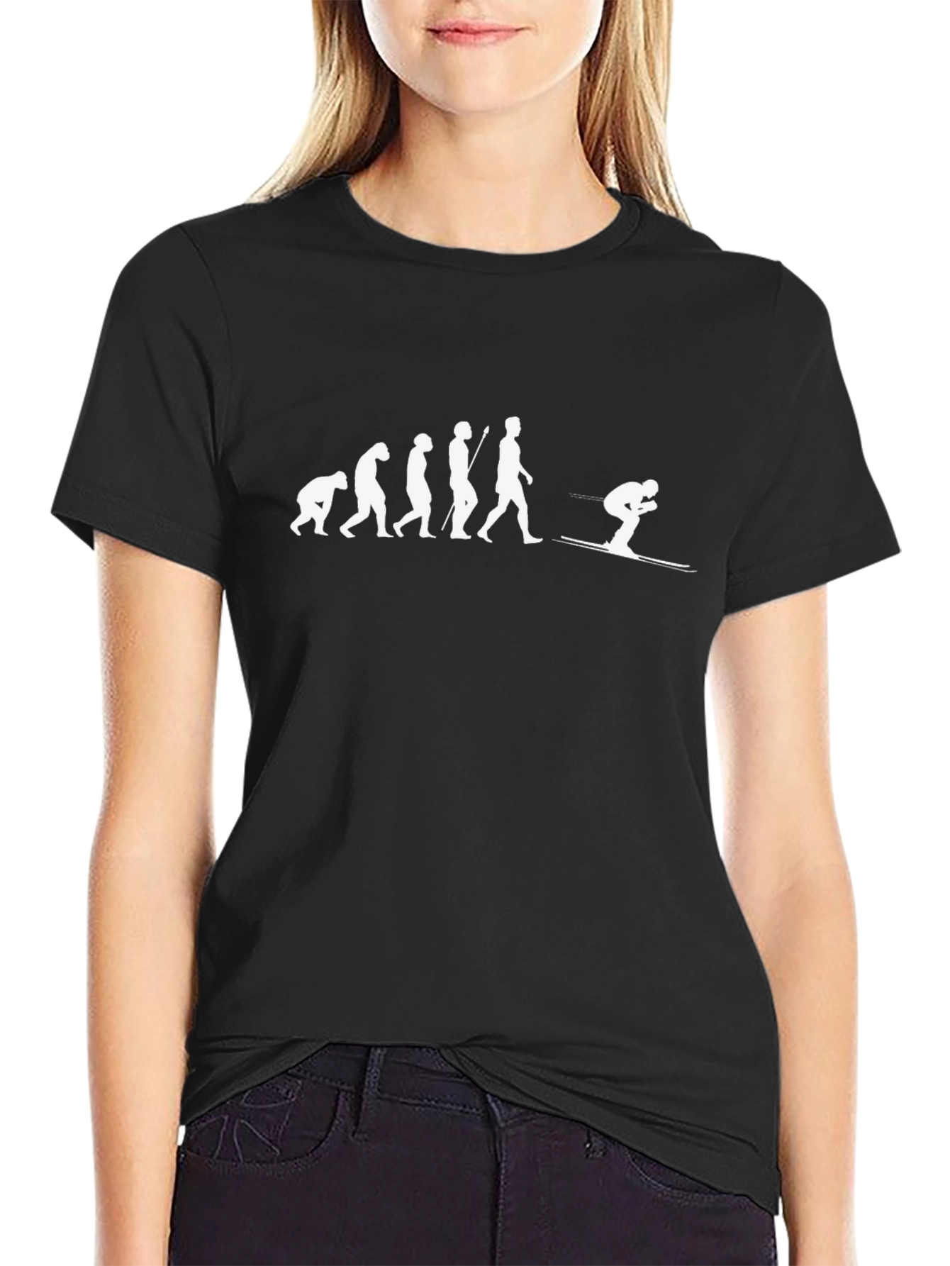 Evolution of Skiing T-Shirt