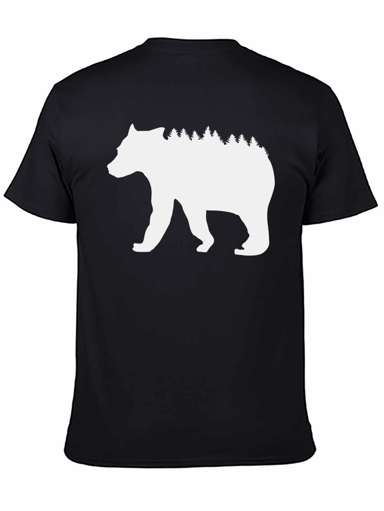 Nature Bear T-Shirt - Black