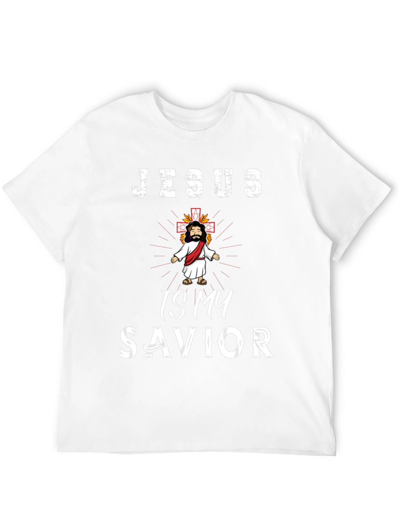 Jesus is My Savior Black T-Shirt