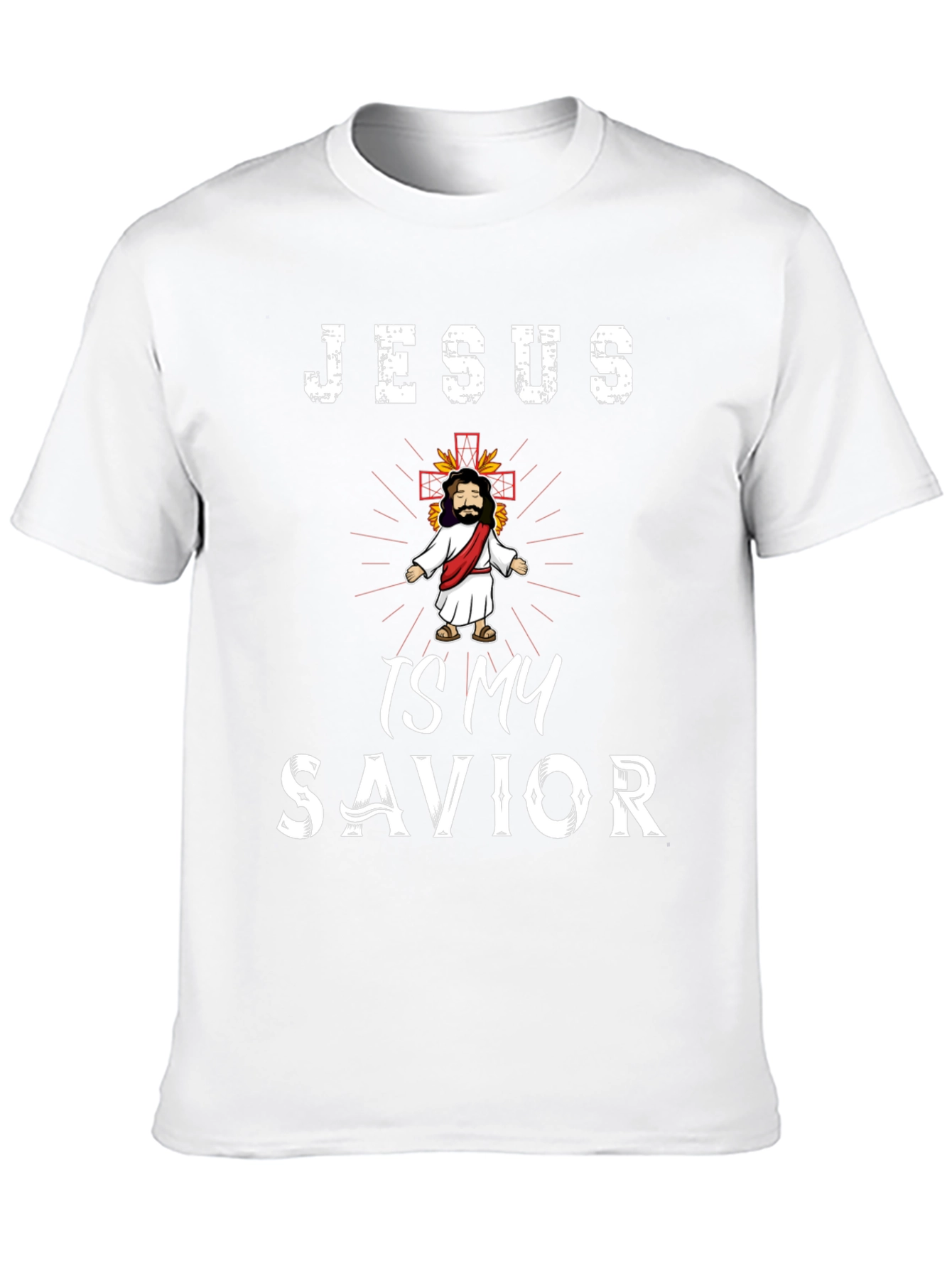 Jesus is My Savior Black T-Shirt