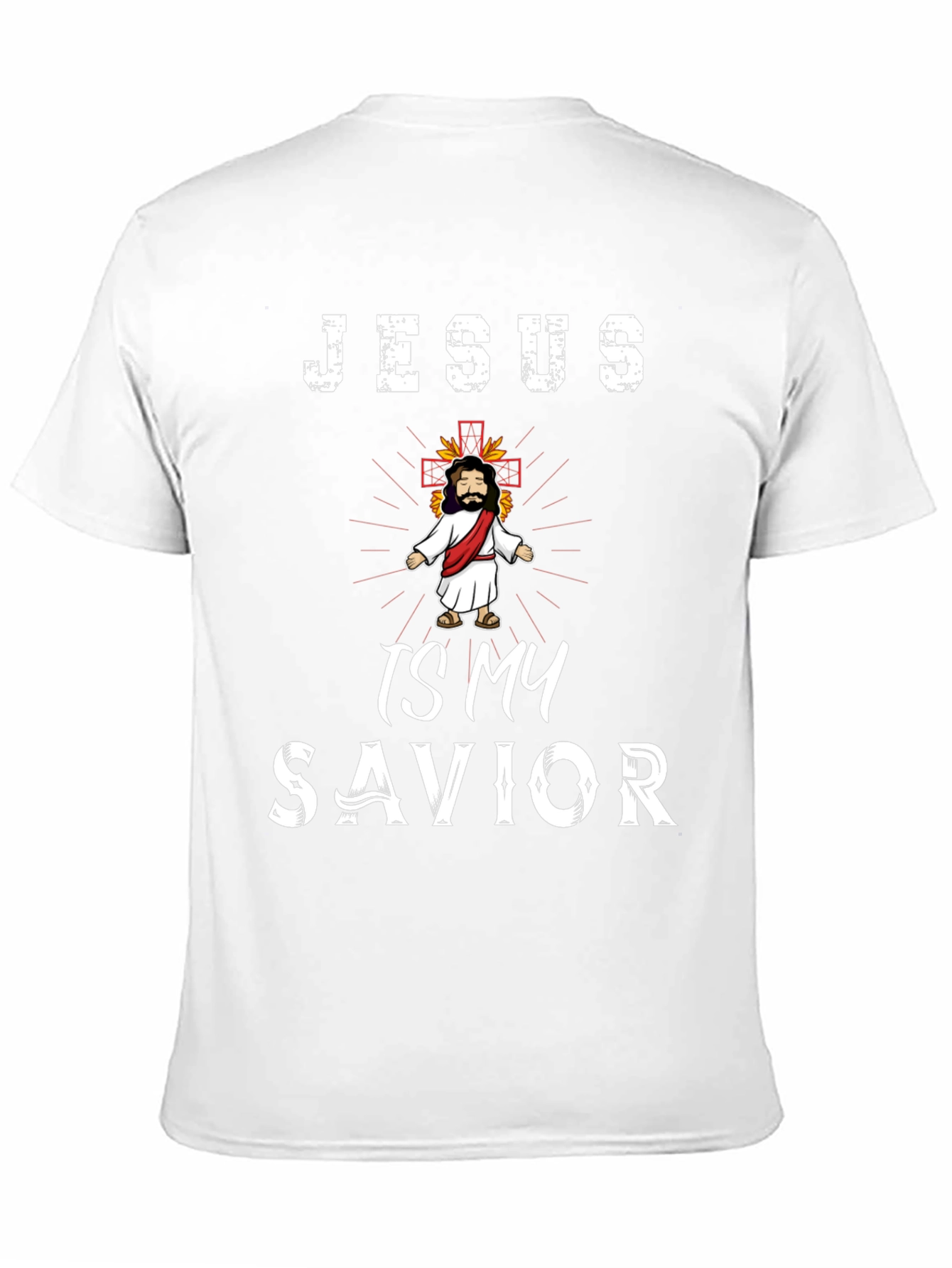 Jesus is My Savior Black T-Shirt