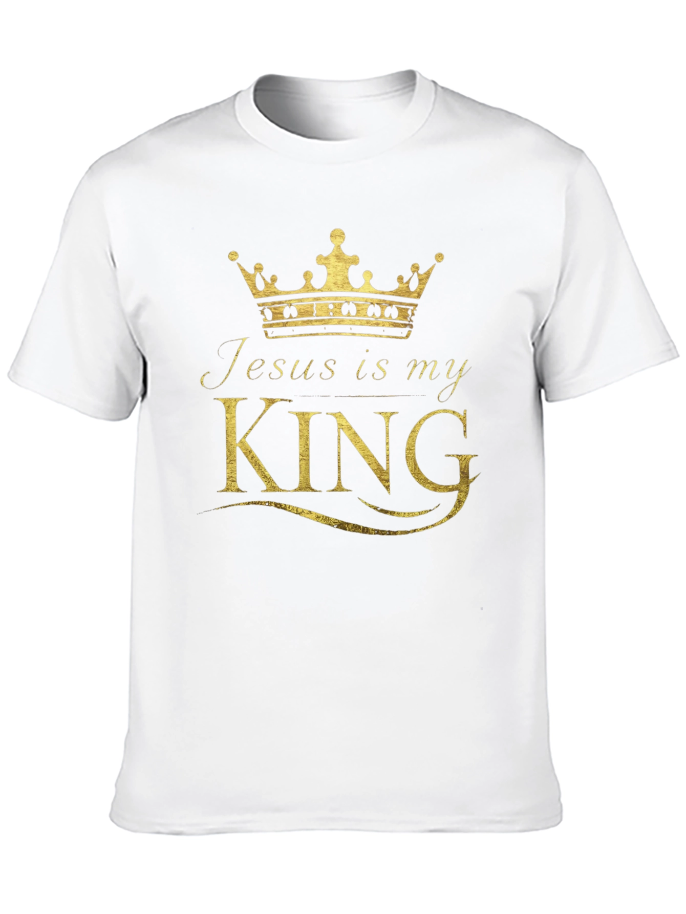 Jesus is My King Black T-Shirt