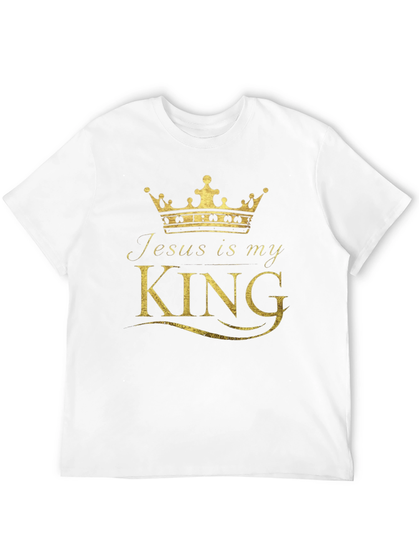 Jesus is My King Black T-Shirt