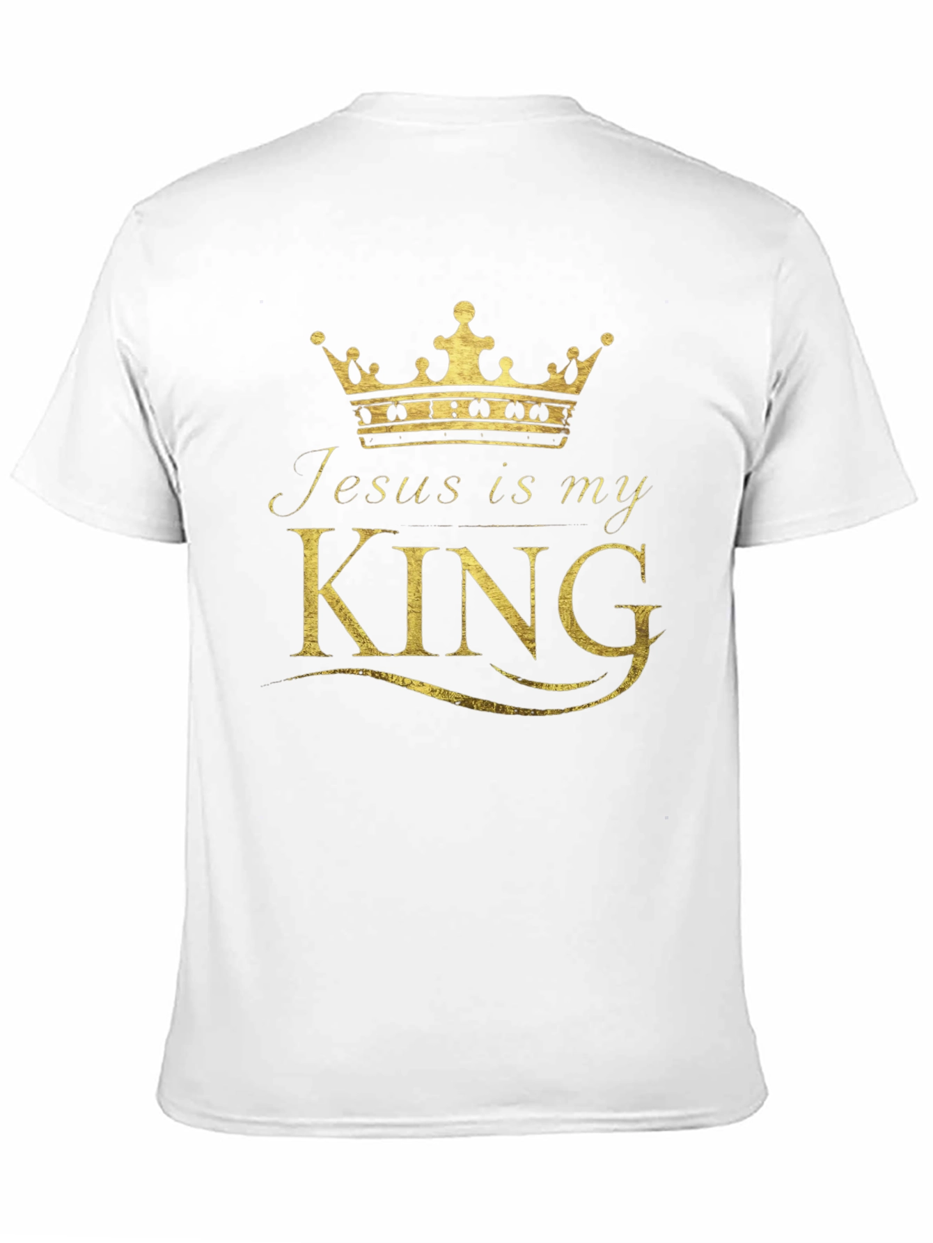Jesus is My King Black T-Shirt