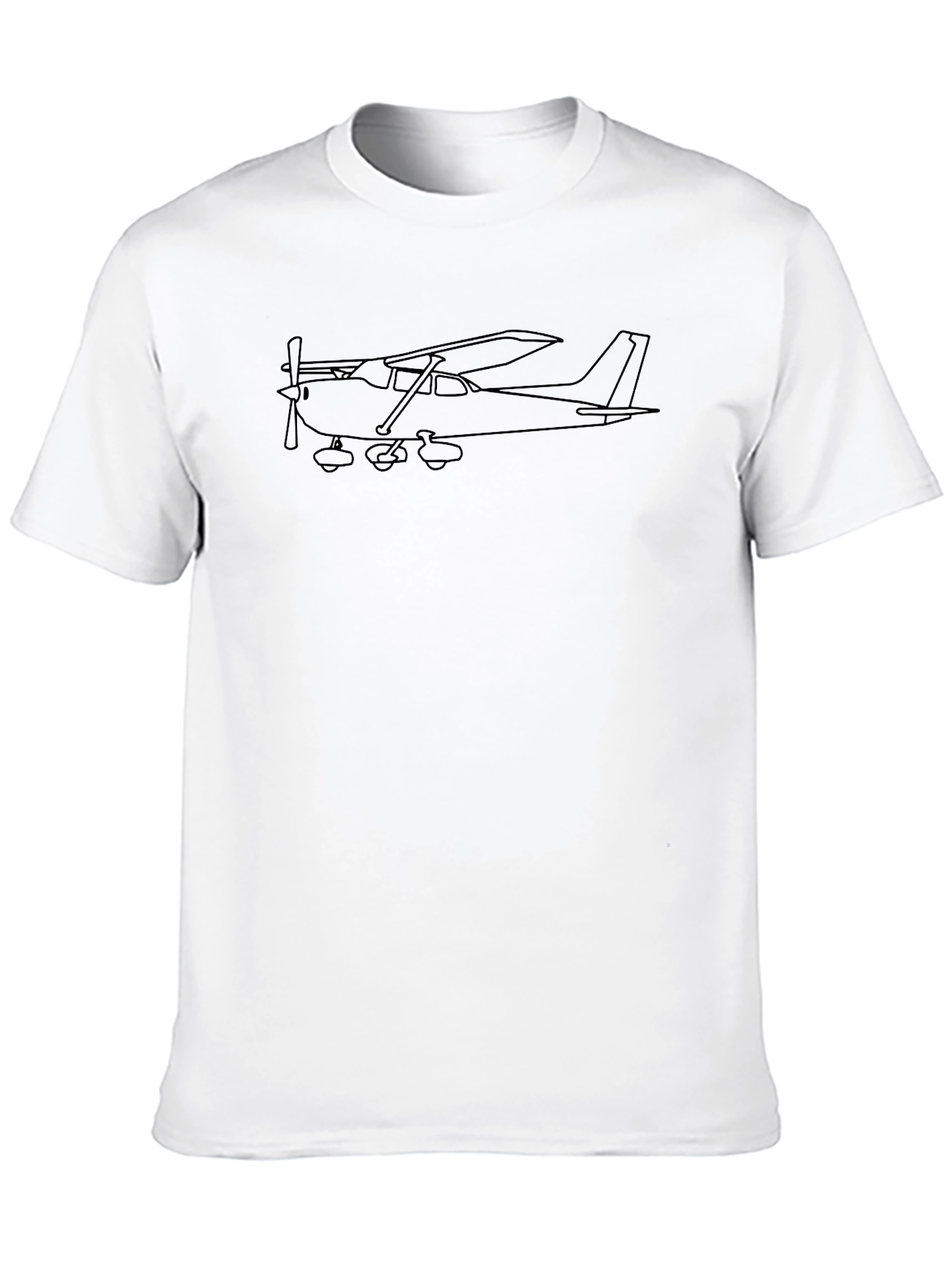 Airplane Graphic T-Shirt - Casual Comfort