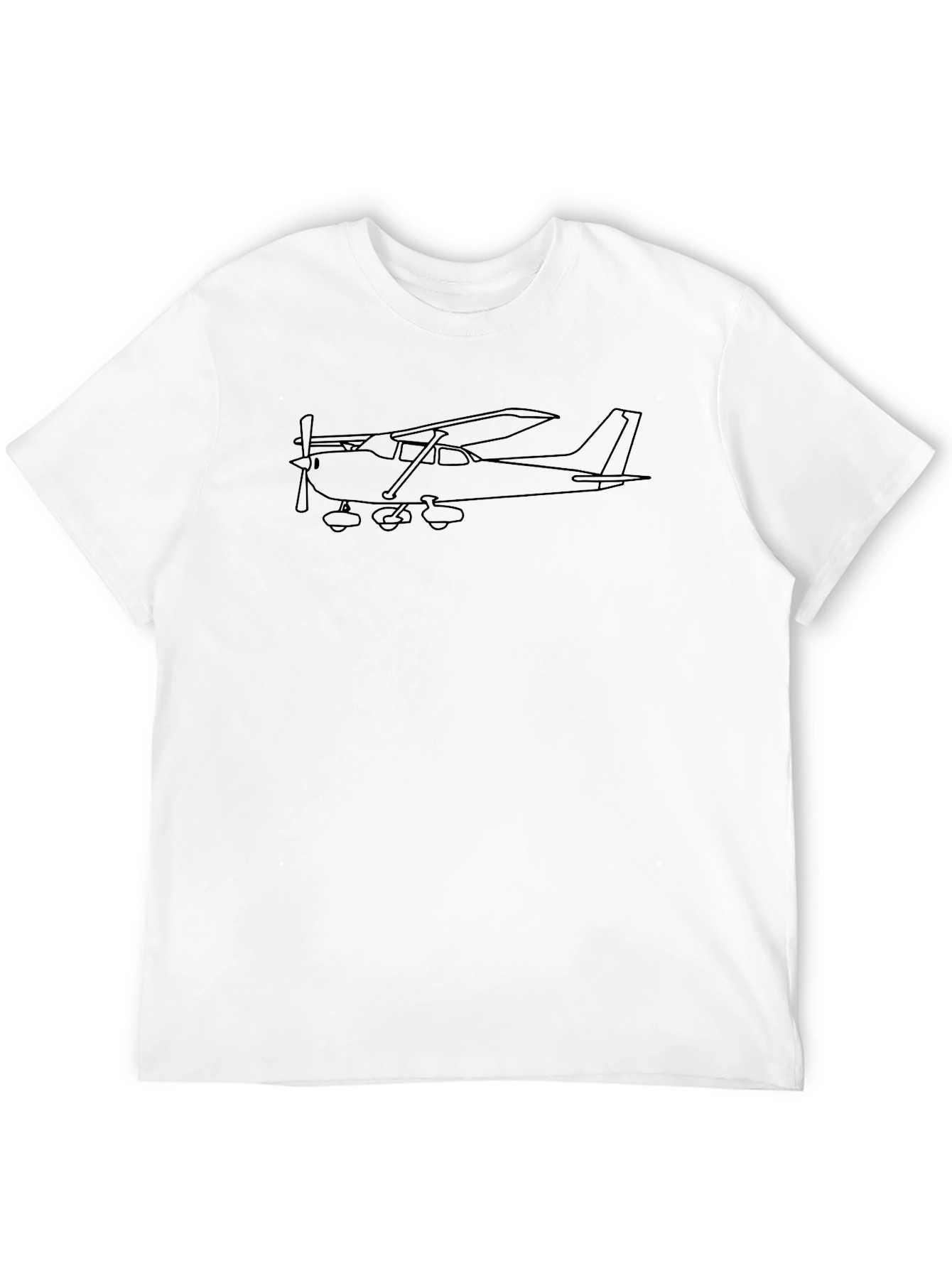 Airplane Graphic T-Shirt - Casual Comfort