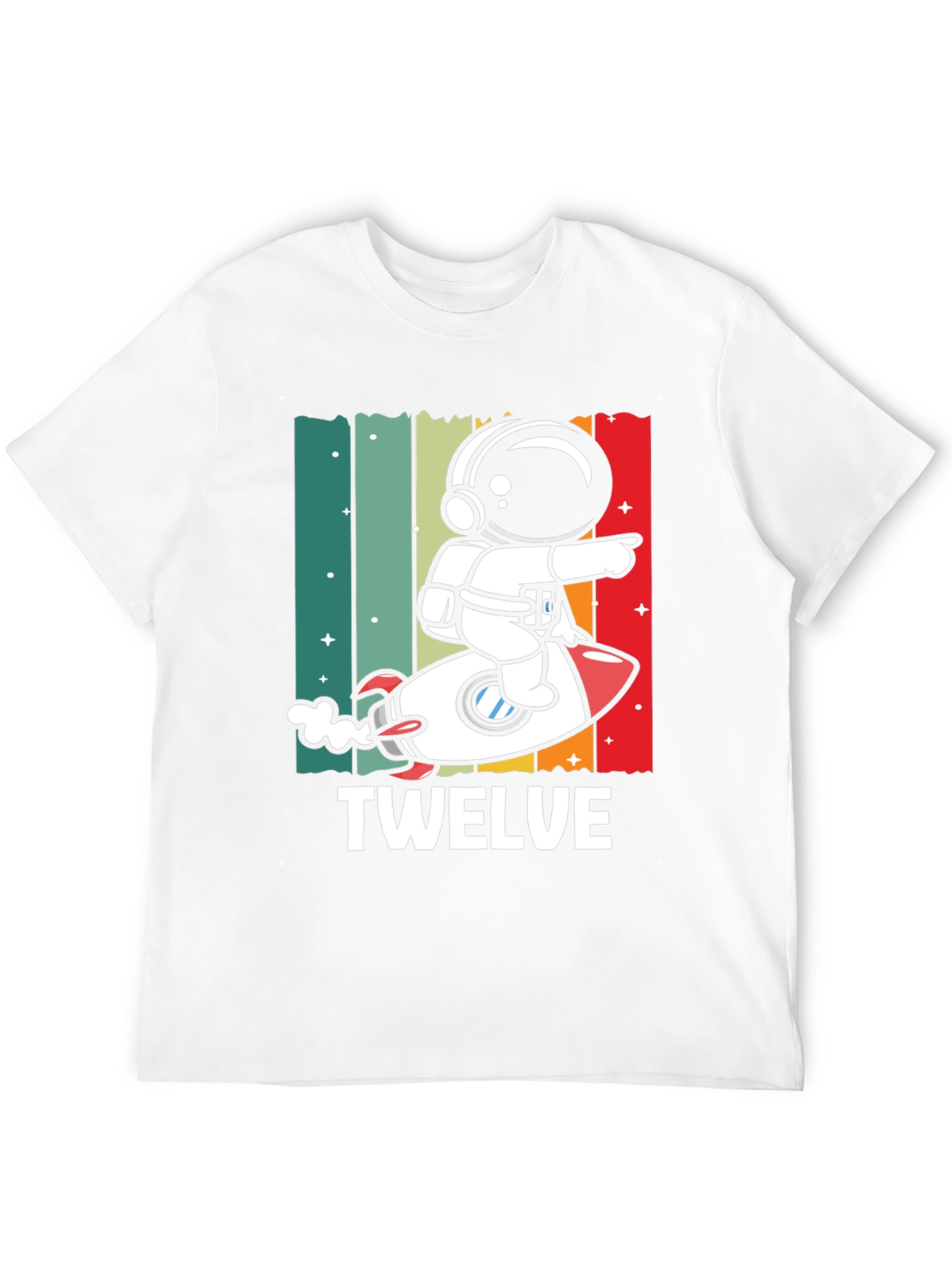 Twelve Birthday Astronaut T-Shirt