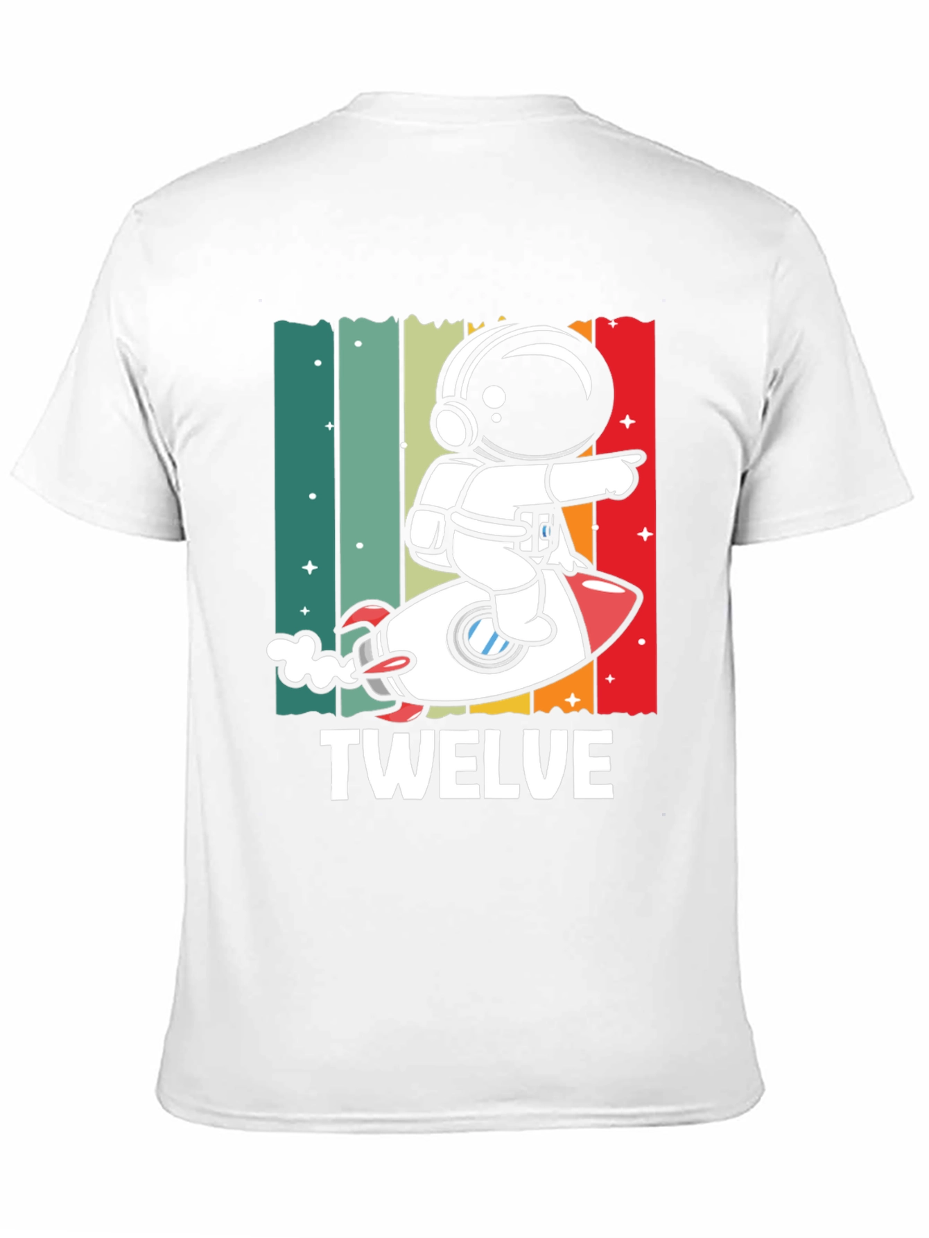 Twelve Birthday Astronaut T-Shirt