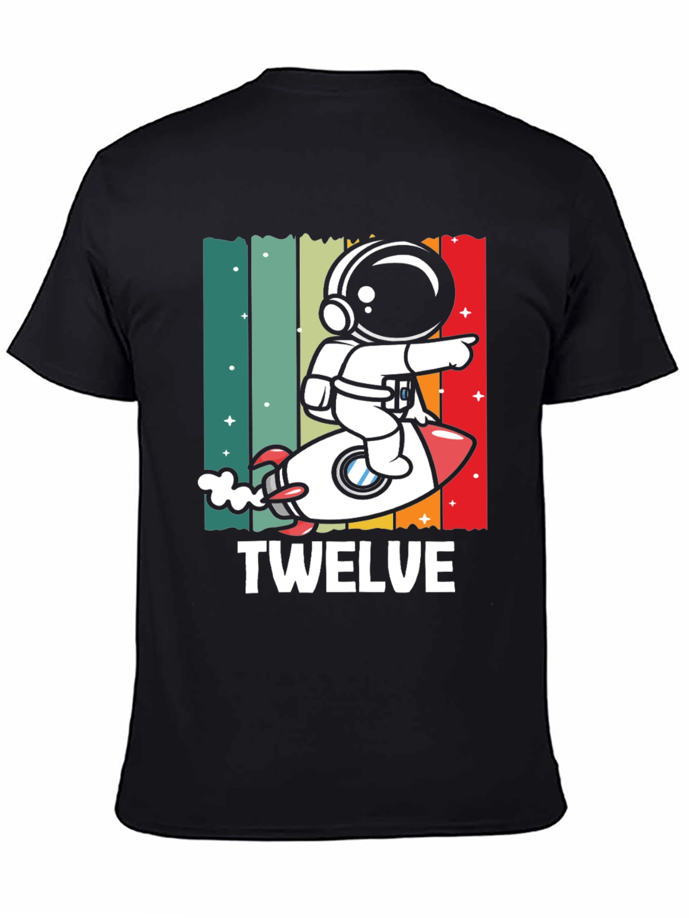 Twelve Birthday Astronaut T-Shirt