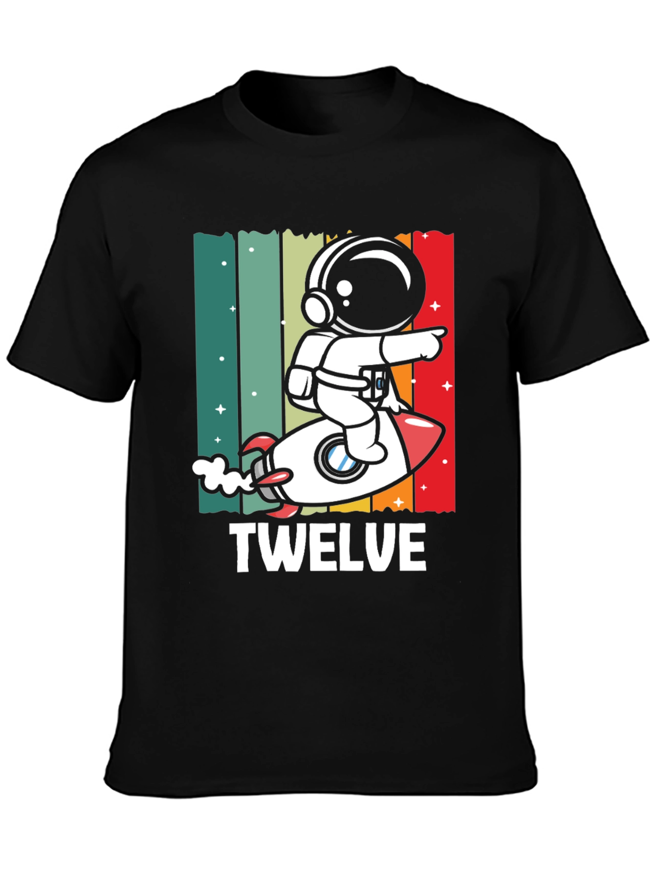 Twelve Birthday Astronaut T-Shirt