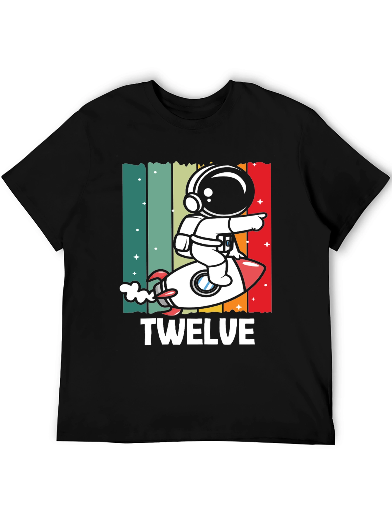 Twelve Birthday Astronaut T-Shirt