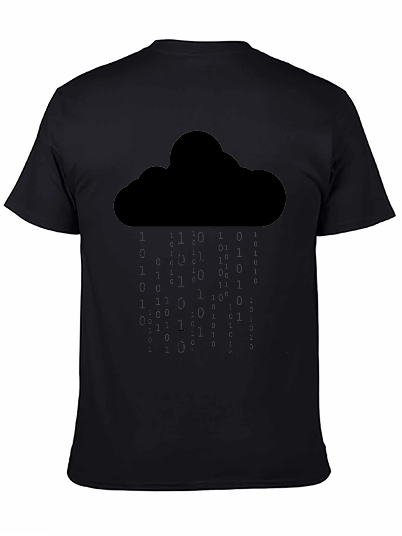 Cloud Binary Rain T-Shirt
