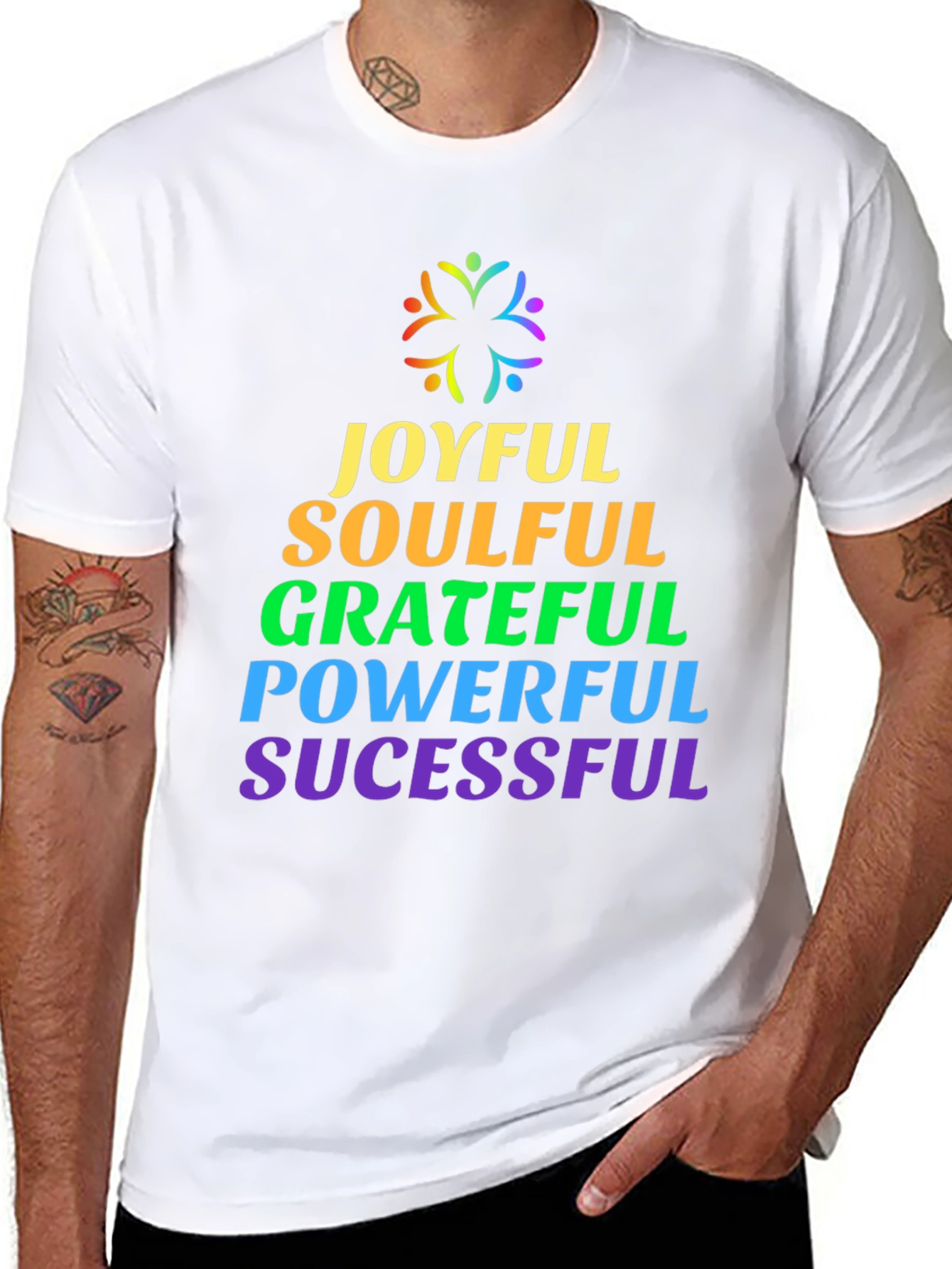 Joyful Soulful Grateful Powerful Successful Tee