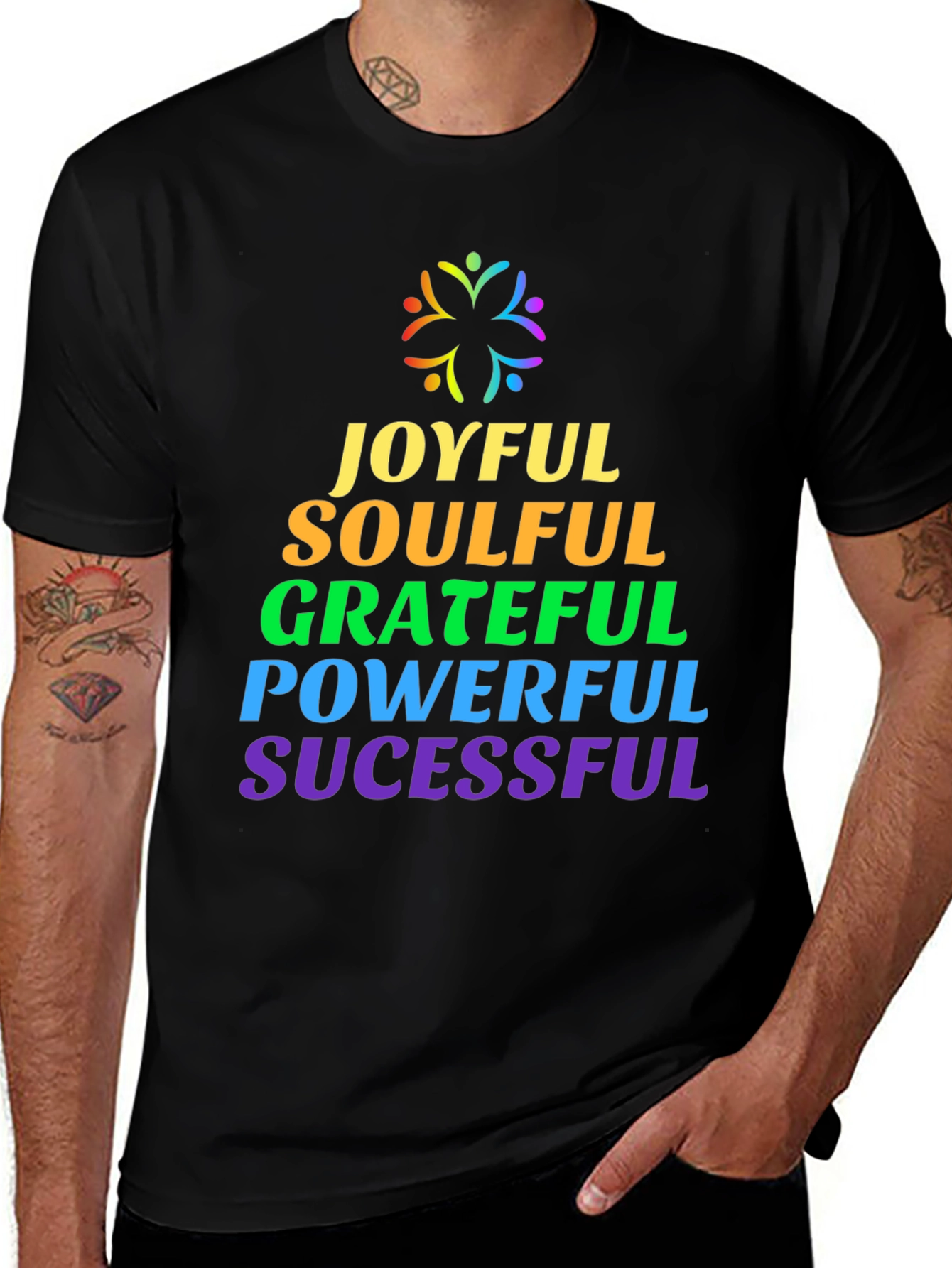 Joyful Soulful Grateful Powerful Successful Tee