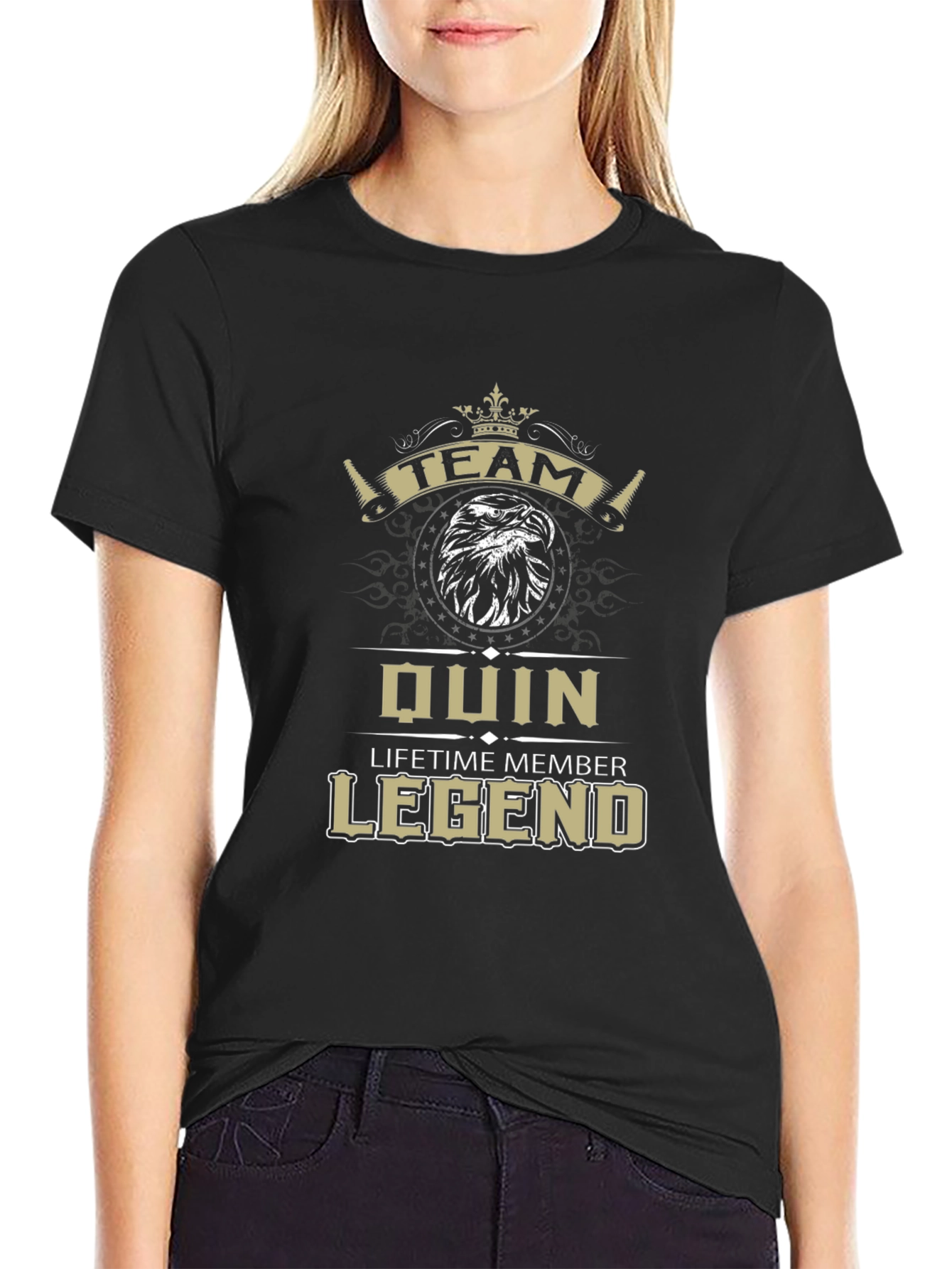 Team QUIN Legend Lifetime Member Graphic T-Shirt