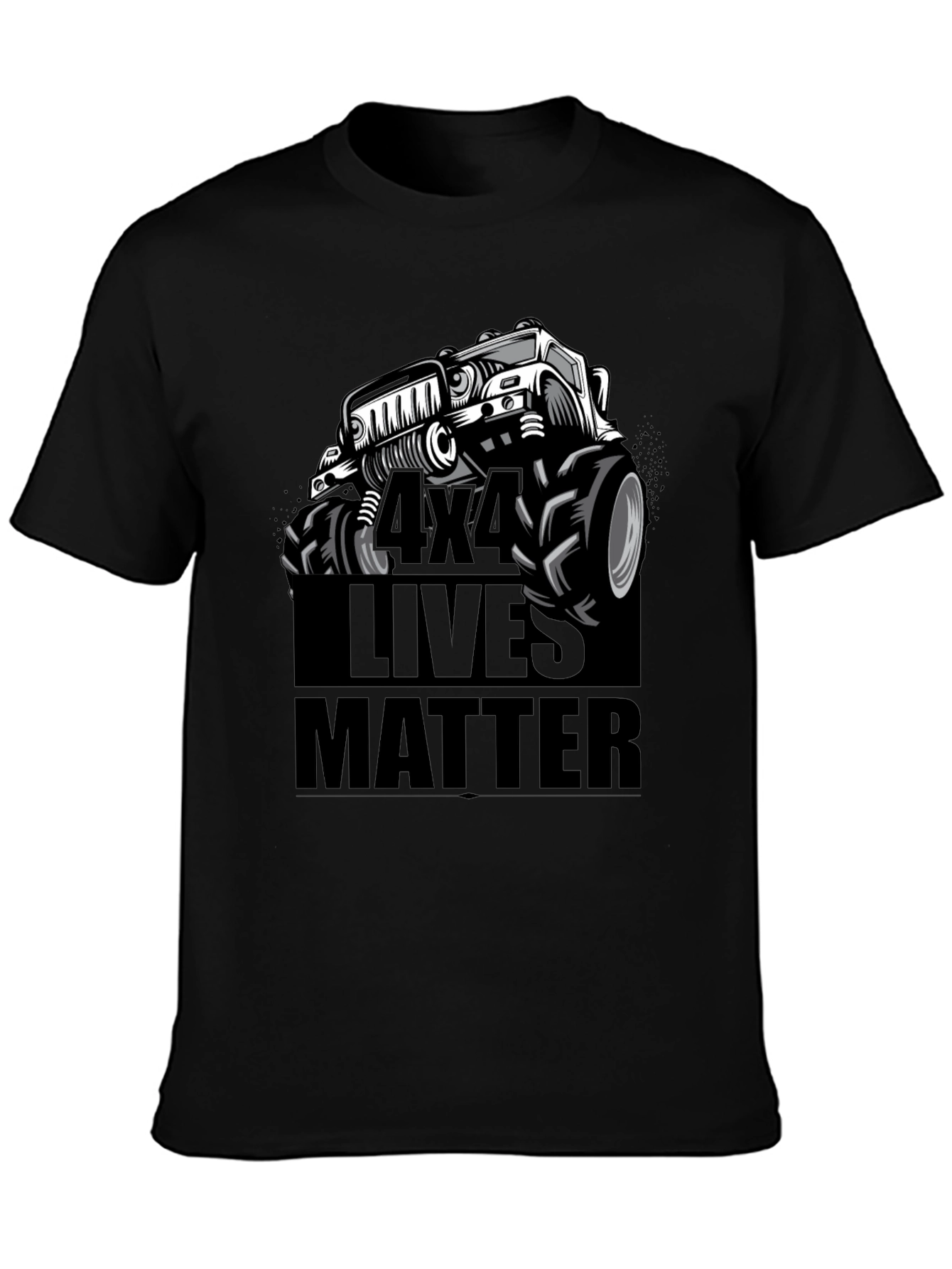 4x4 Lives Matter Graphic T-Shirt - Off-Road Adventure