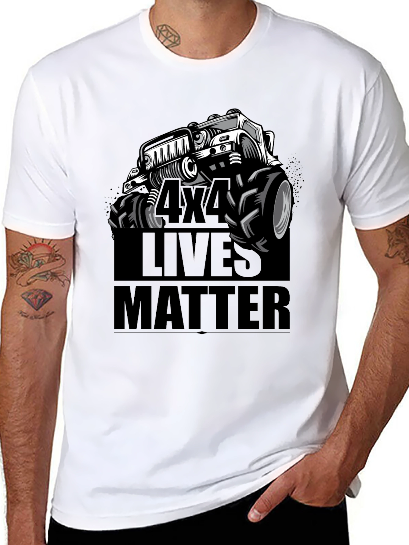 4x4 Lives Matter Graphic T-Shirt - Off-Road Adventure