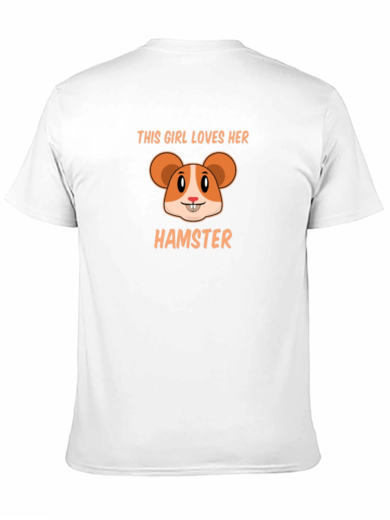 This Girl Loves Her Hamster Black T-Shirt
