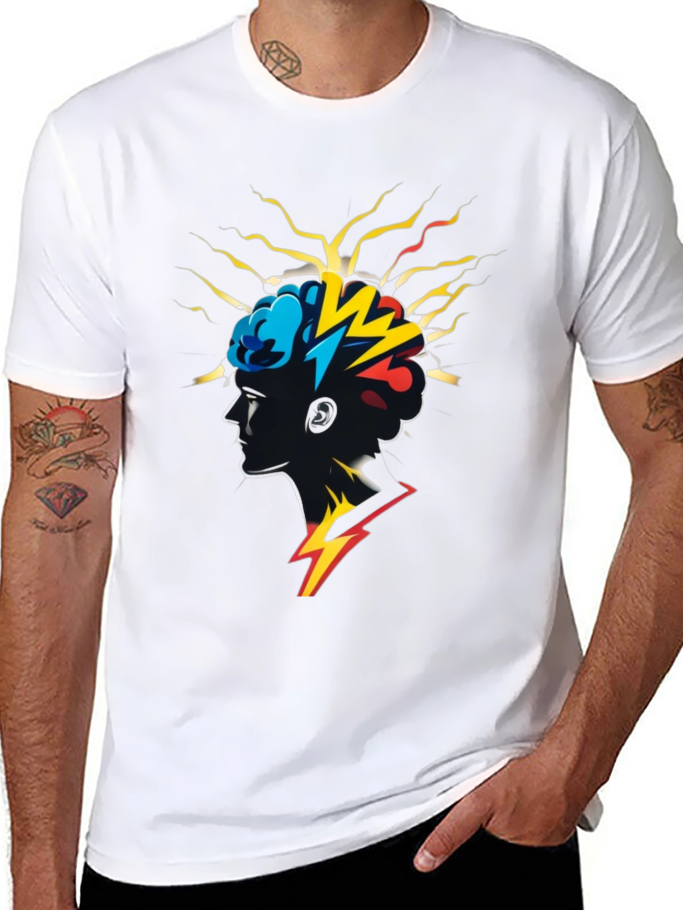 Brainstorm T-Shirt - Creative Mind Graphic Tee