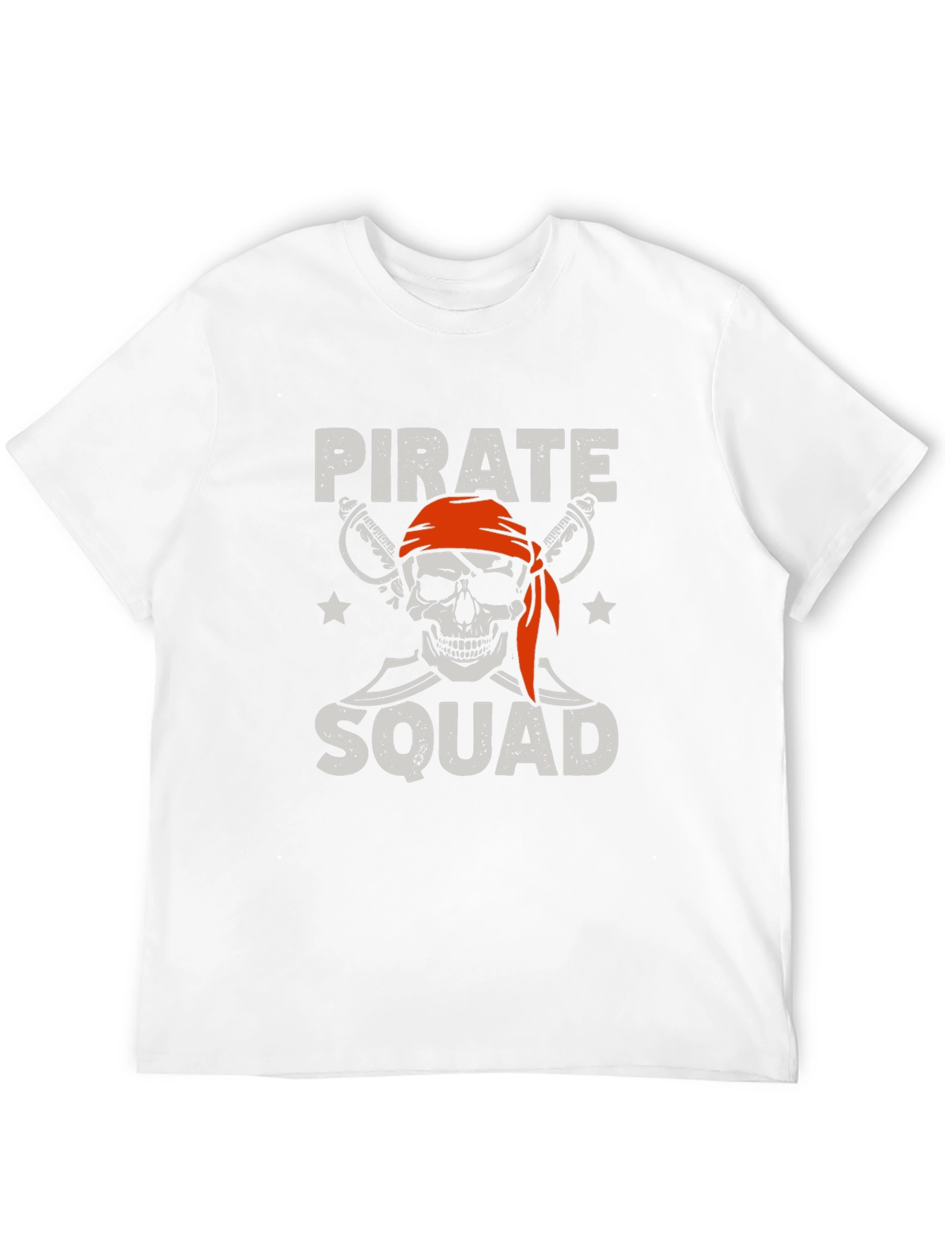 Pirate Squad Graphic T-Shirt - Black Crew Neck Tee