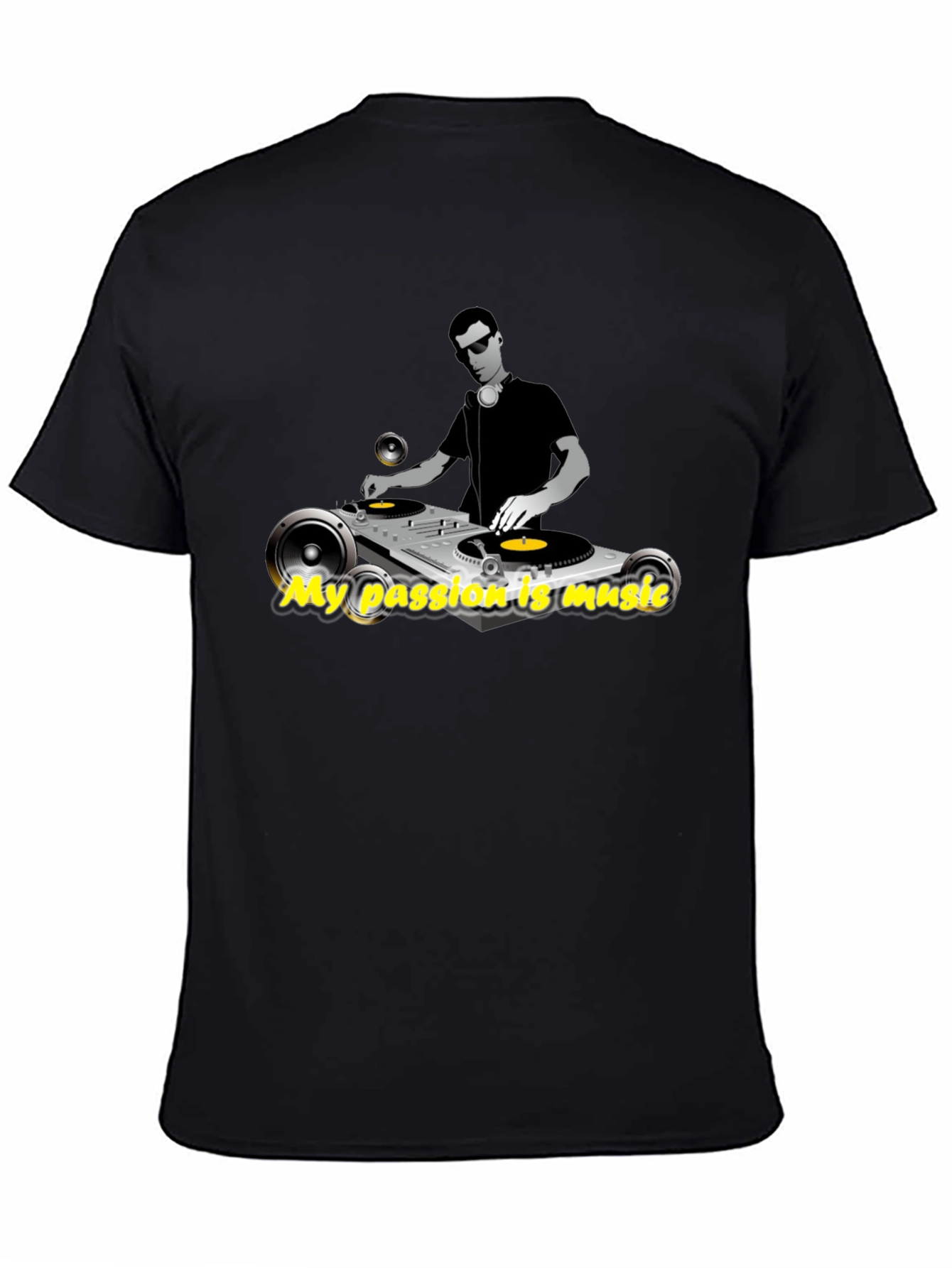 DJ Turntable Music Lover Graphic Tee