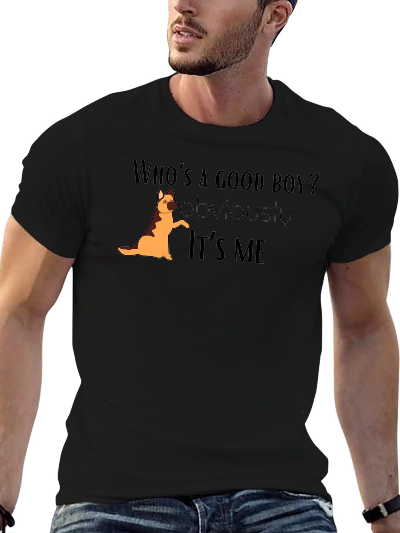 Whos a Good Boy? Dog Graphic T-Shirt