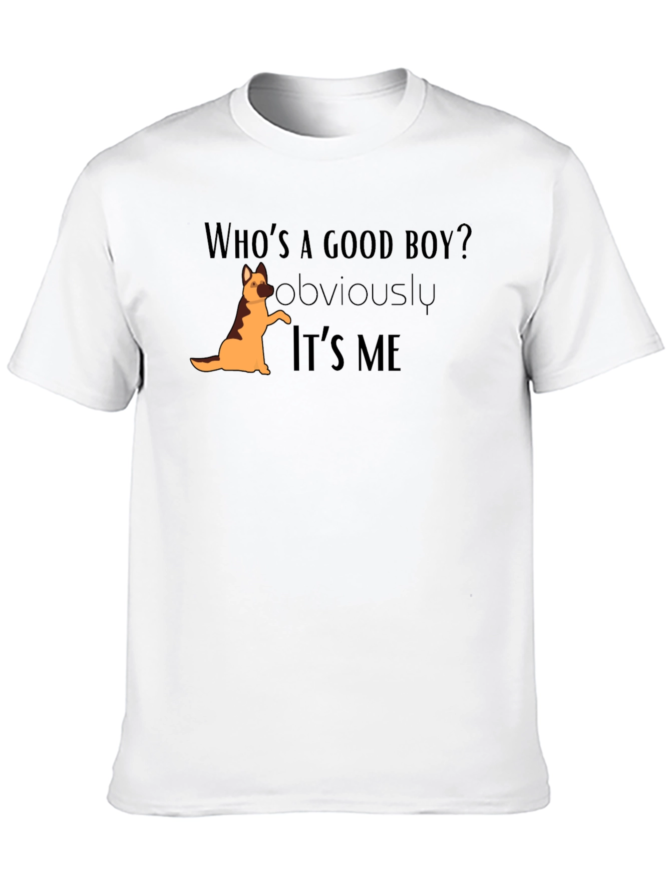 Whos a Good Boy? Dog Graphic T-Shirt