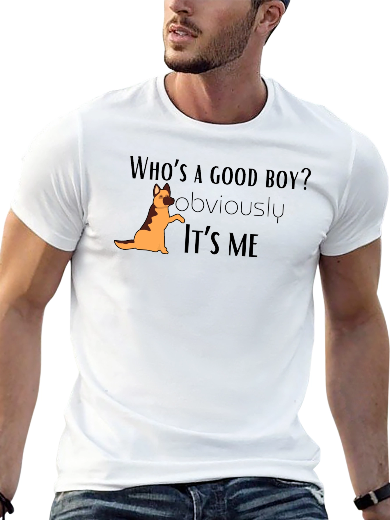 Whos a Good Boy? Dog Graphic T-Shirt