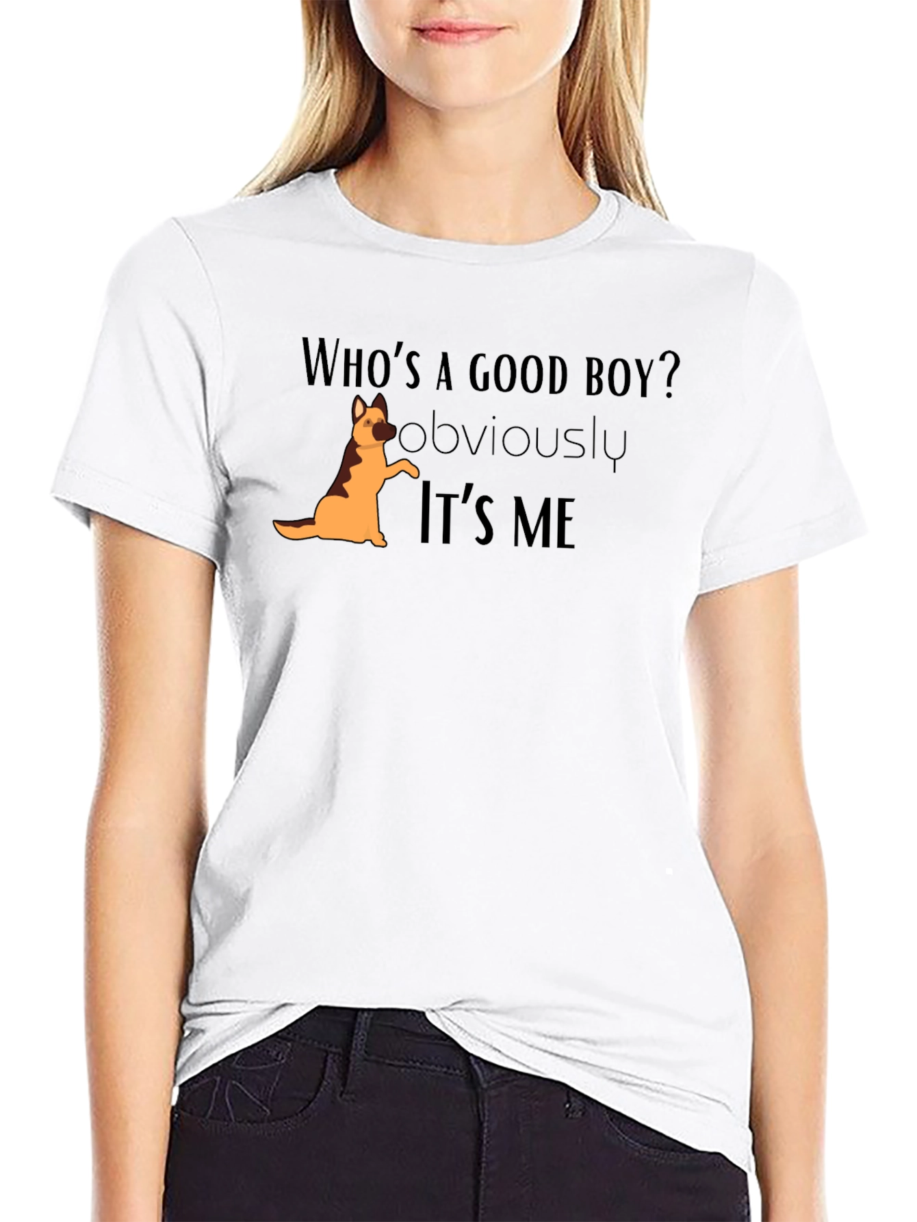 Whos a Good Boy? Dog Graphic T-Shirt