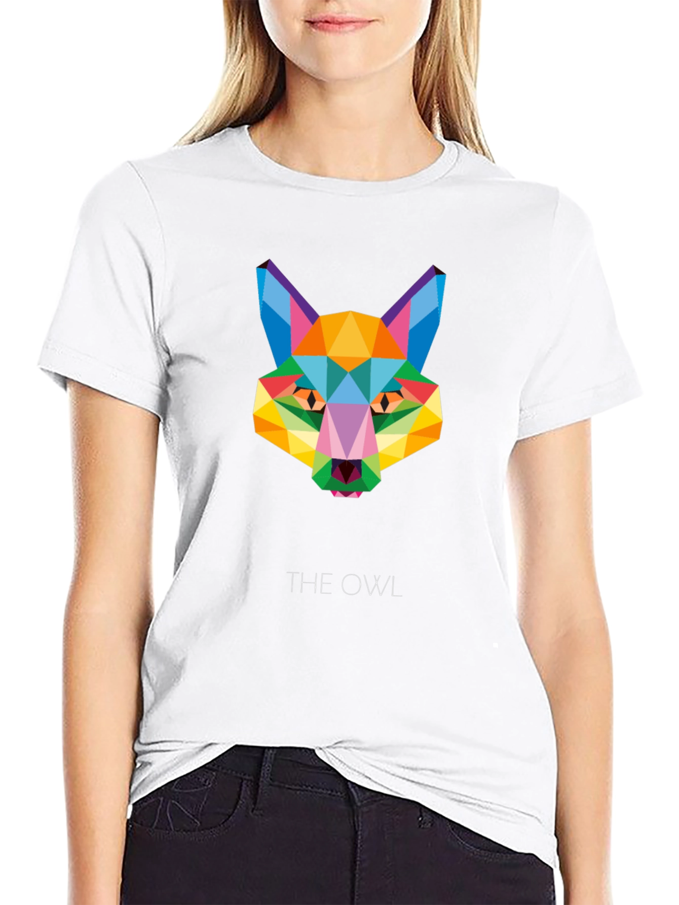 Geometric Owl T-Shirt - Modern Graphic Tee